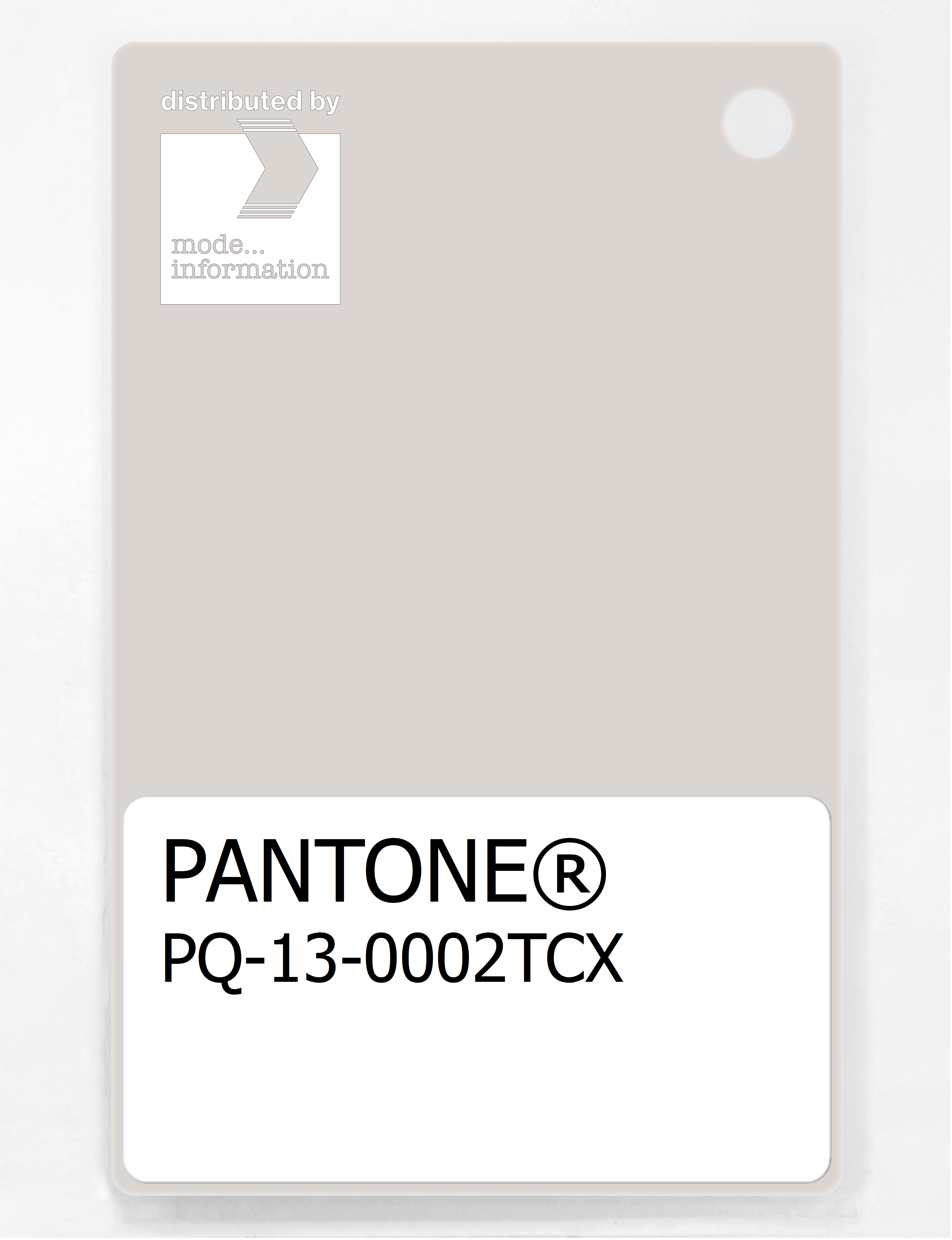 Artikelbild 1 des Artikels “PANTONE® PLASTIC STANDARD CHIP PQ 13-0002 TCX White Sand “