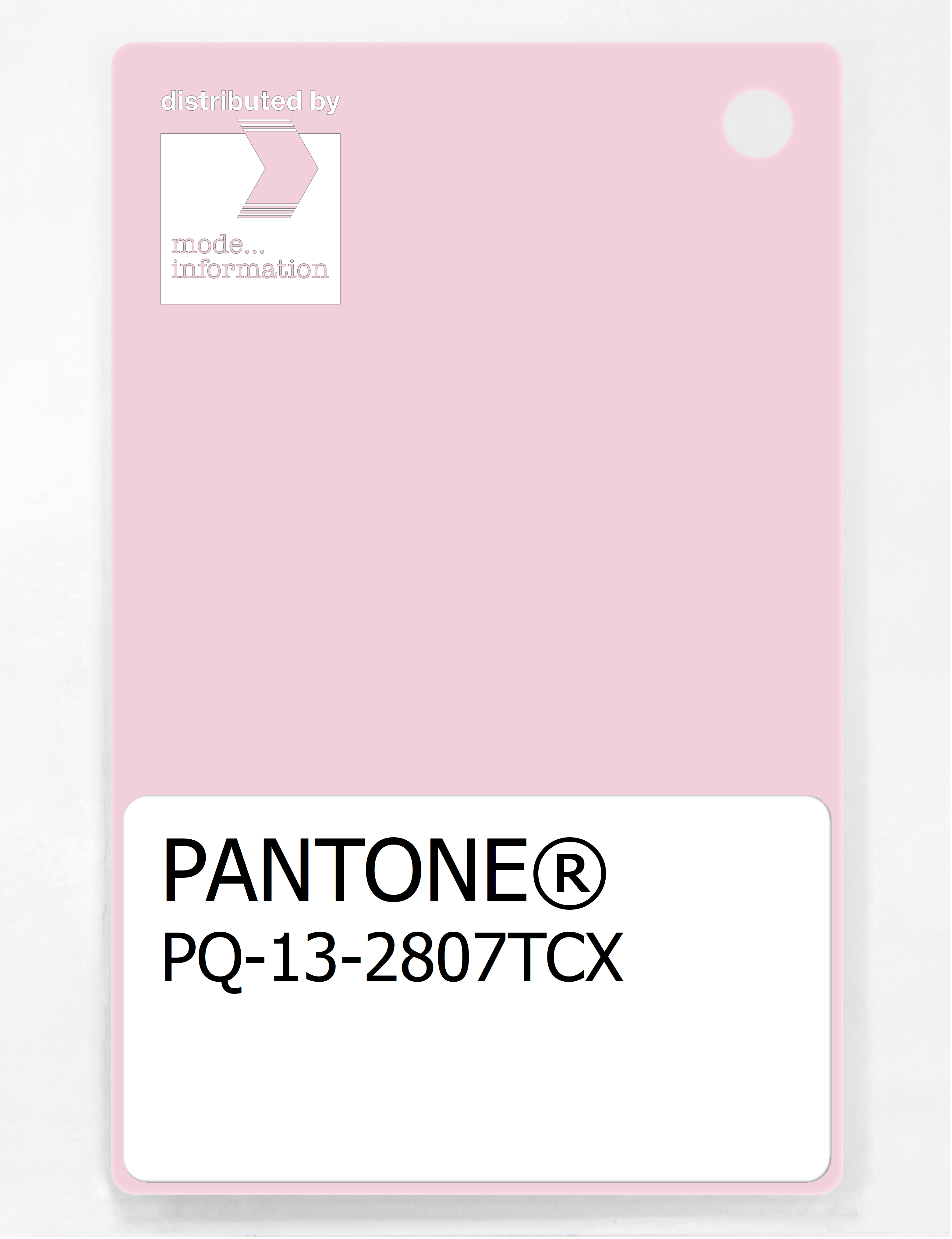 Artikelbild 1 des Artikels “PANTONE® PLASTIC STANDARD CHIP PQ 13-2807 TCX Ballerina “