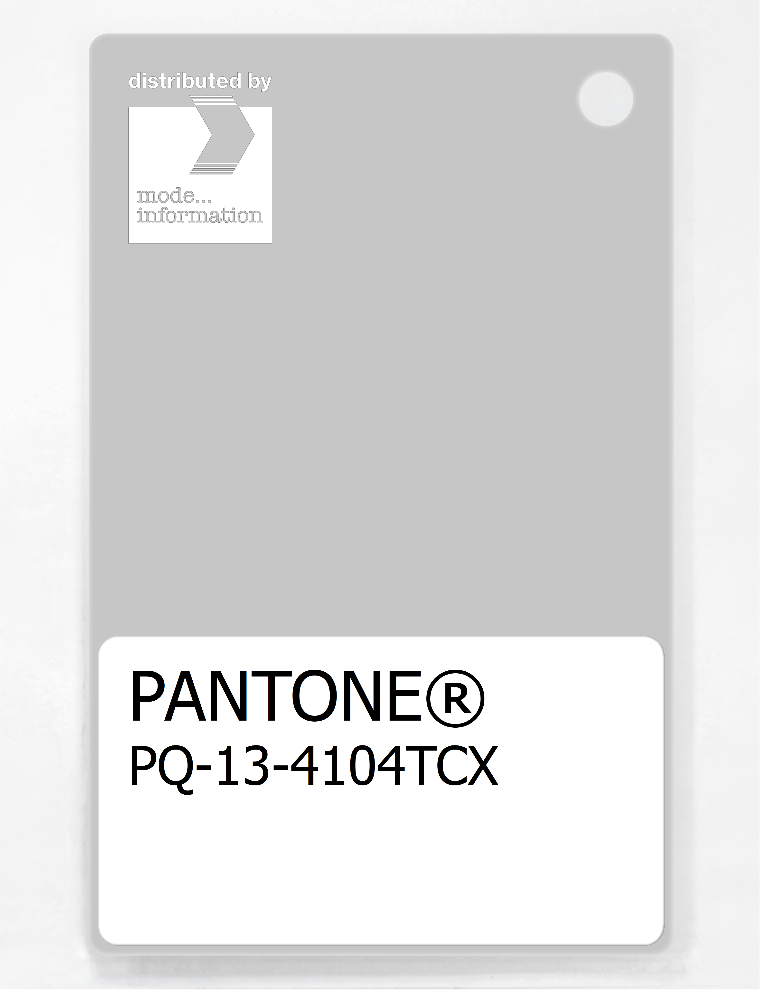 Artikelbild 1 des Artikels “PANTONE® PLASTIC STANDARD CHIP PQ 13-4104 TCX Antarctica “