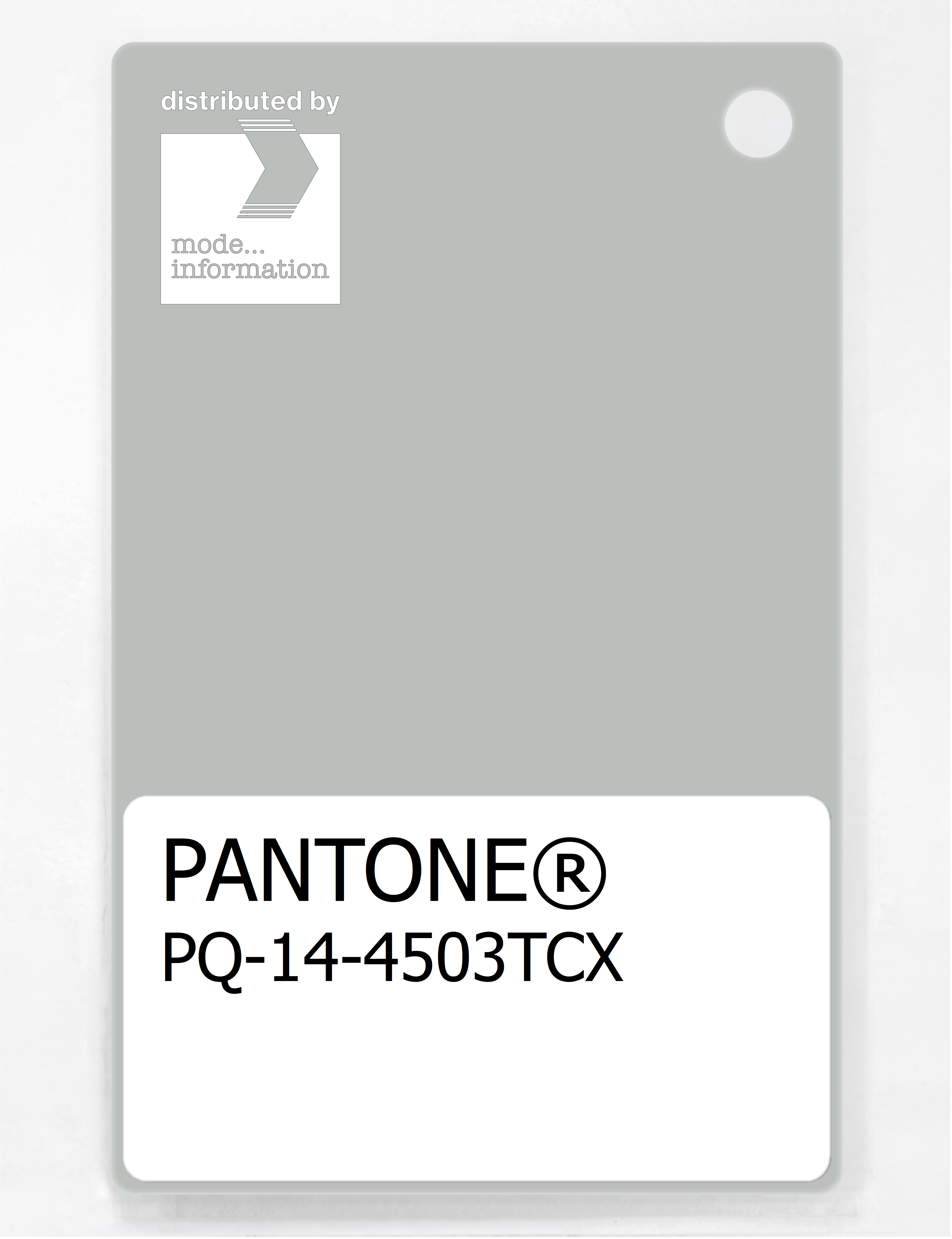 Product image 1 of the product “PANTONE® PLASTIC STANDARD CHIP PQ 14-4503 TCX Metal ”