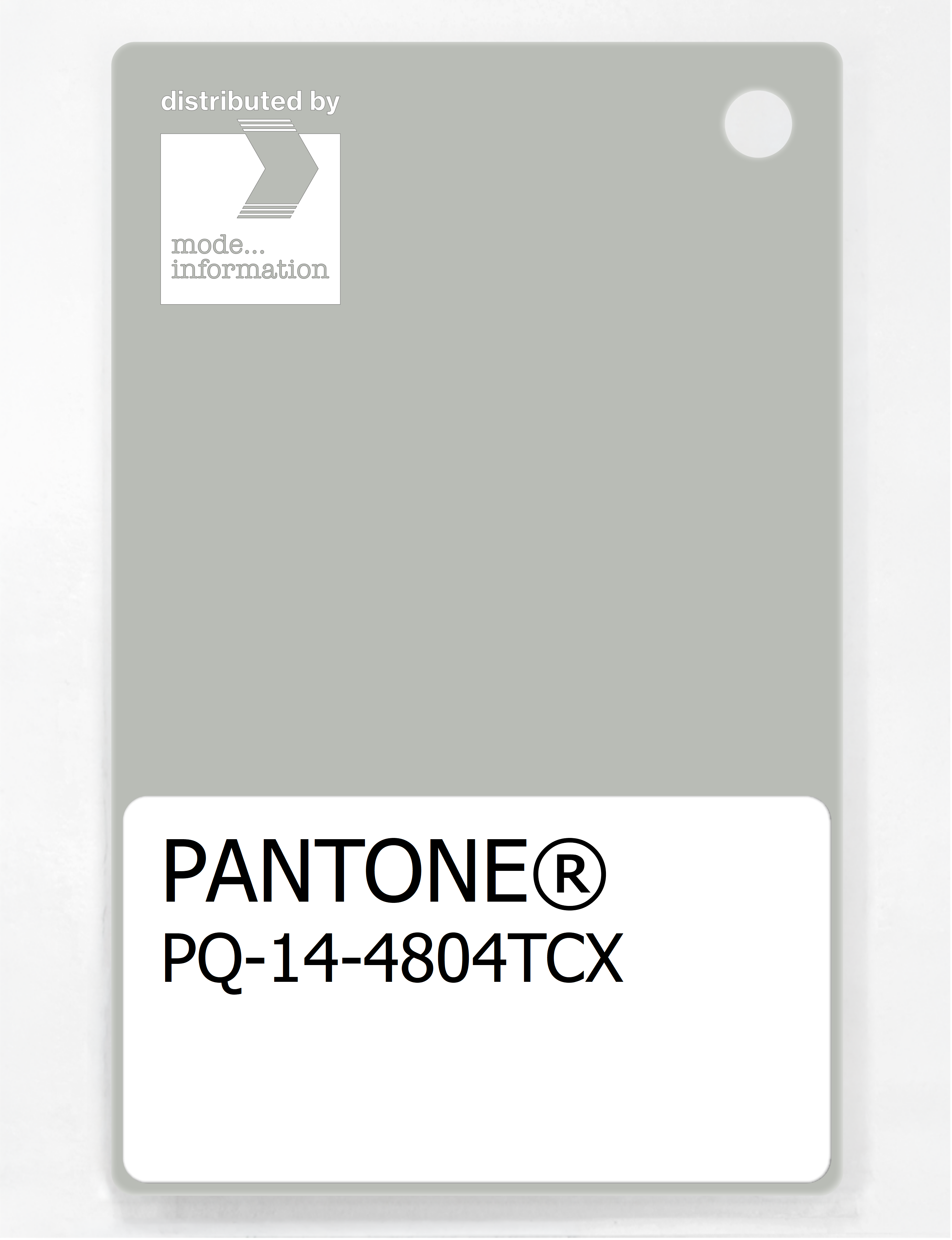 Product image 1 of the product “PANTONE® PLASTIC STANDARD CHIP PQ 14-4804 TCX Blue Fox ”