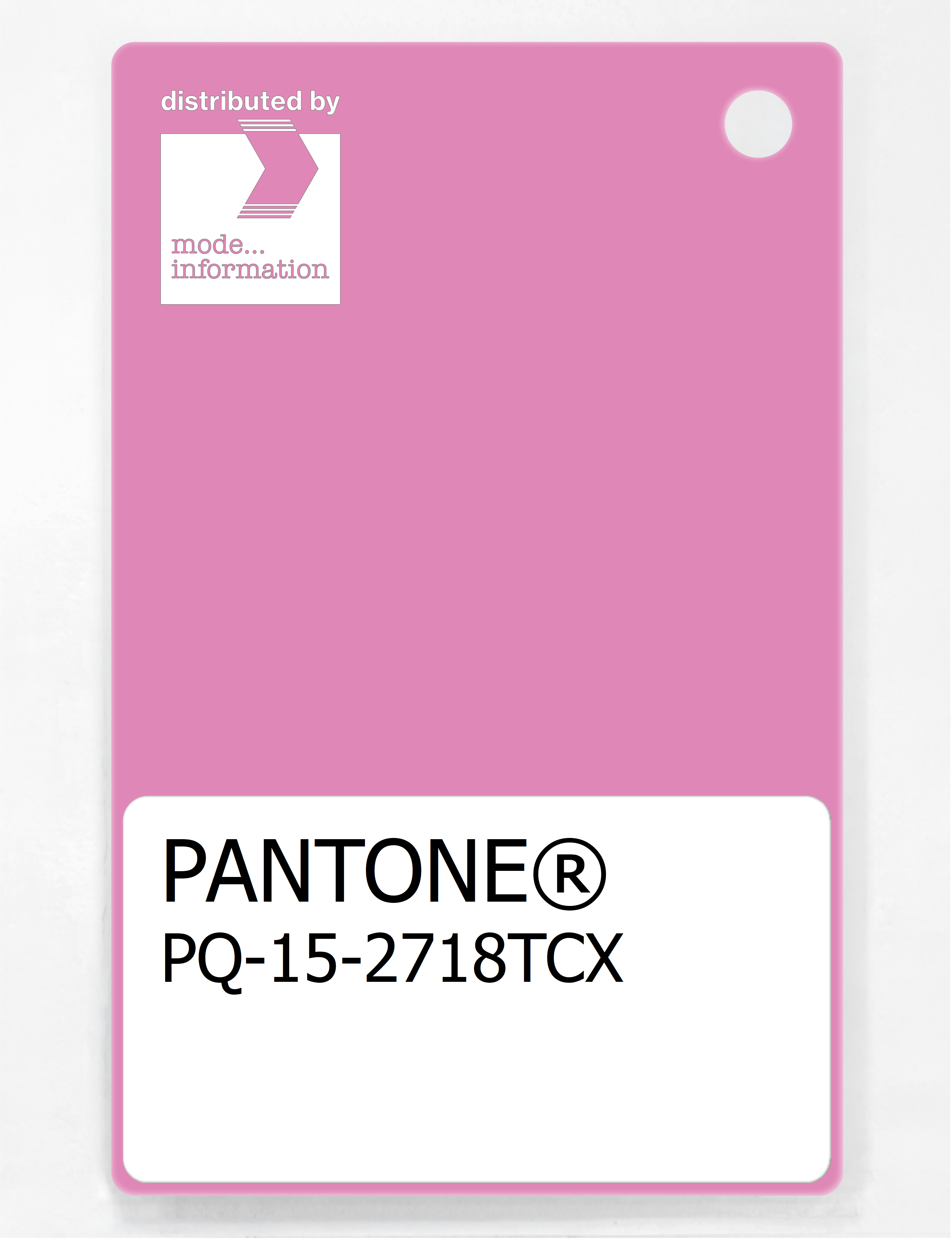 Artikelbild 1 des Artikels “PANTONE® PLASTIC STANDARD CHIP PQ 15-2718 TCX Fuchsia Pink “