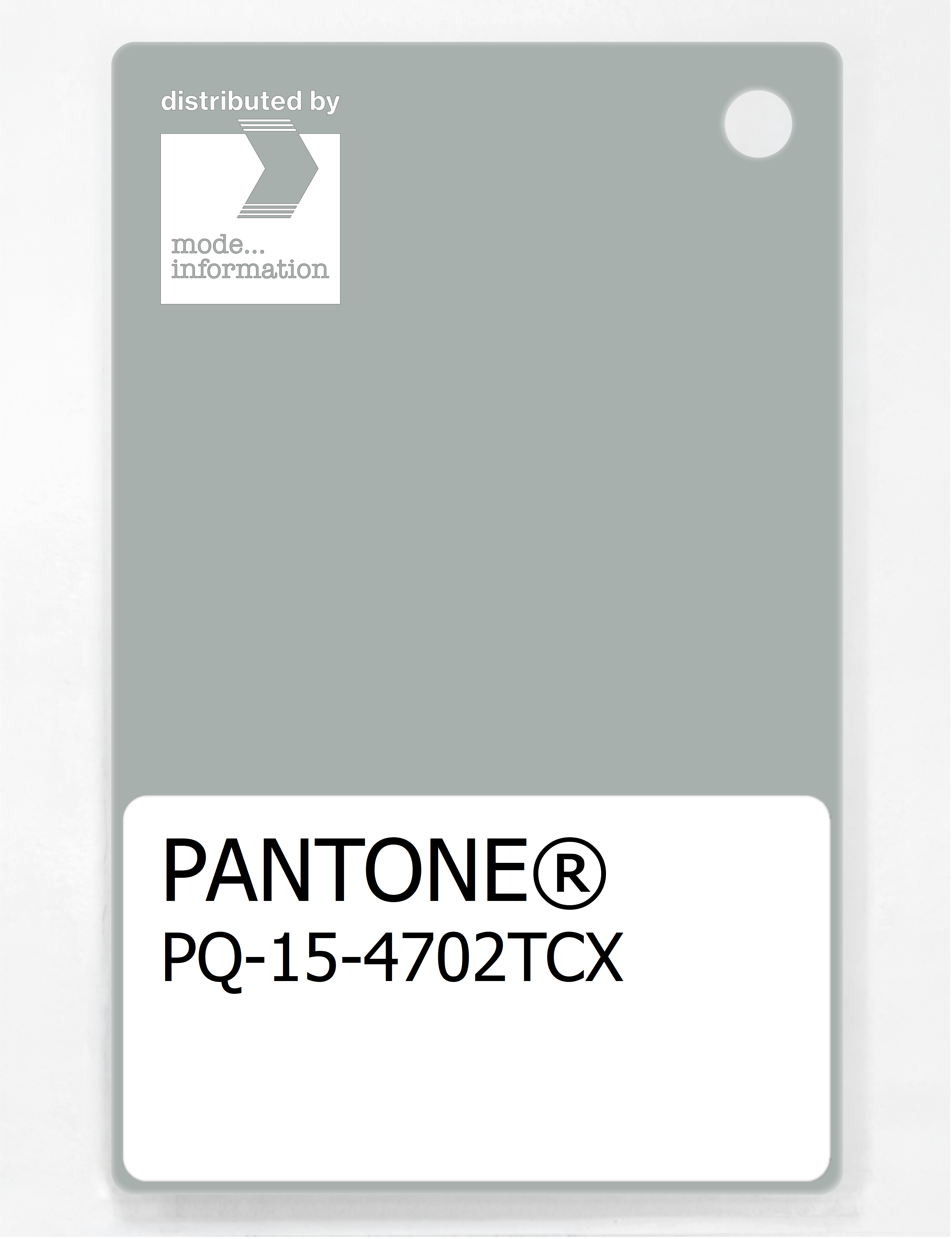 Artikelbild 1 des Artikels “PANTONE® PLASTIC STANDARD CHIP PQ 15-4702 TCX Puritan Gray “
