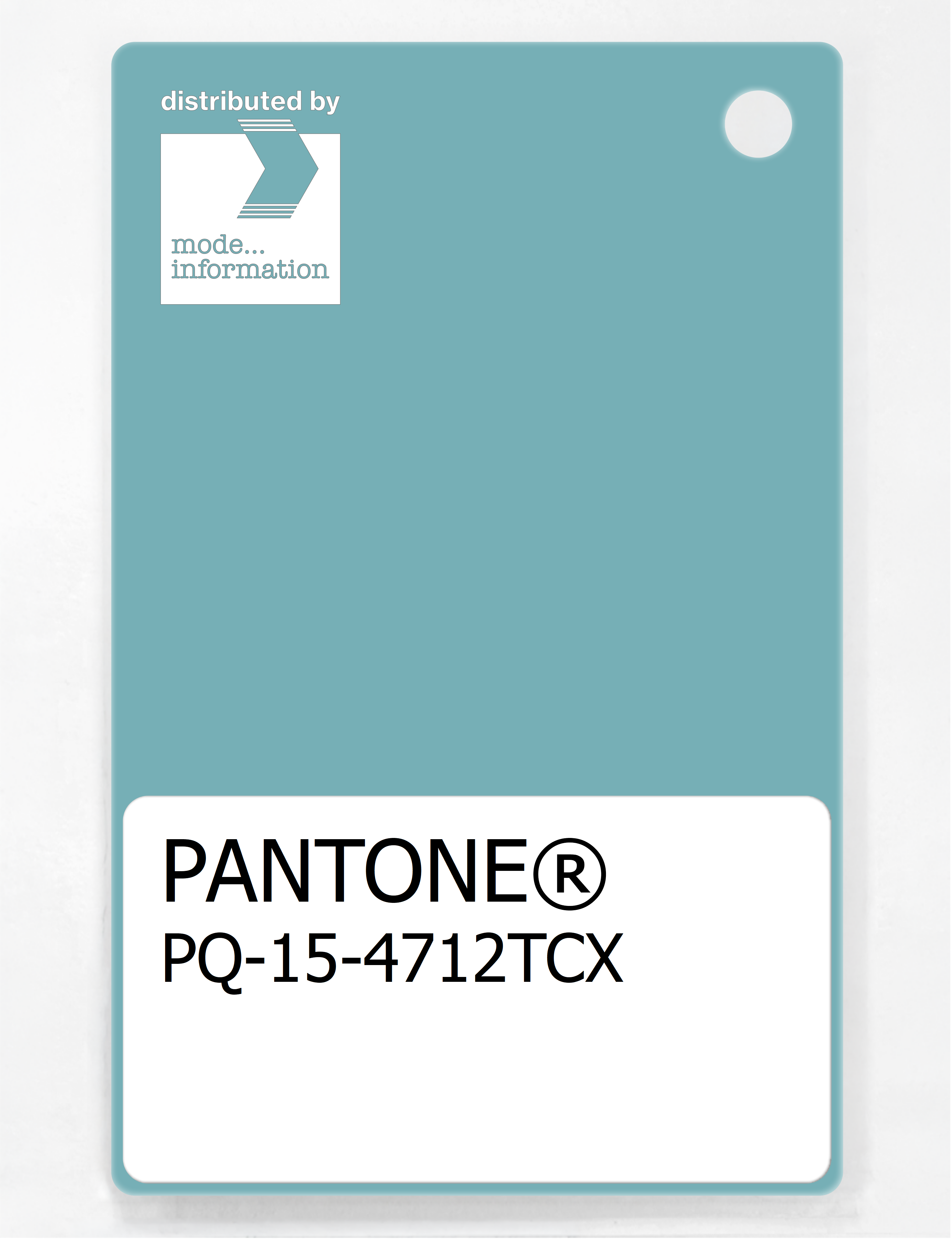 Product image 1 of the product “PANTONE® PLASTIC STANDARD CHIP PQ 15-4712 TCX Marine Blue ”
