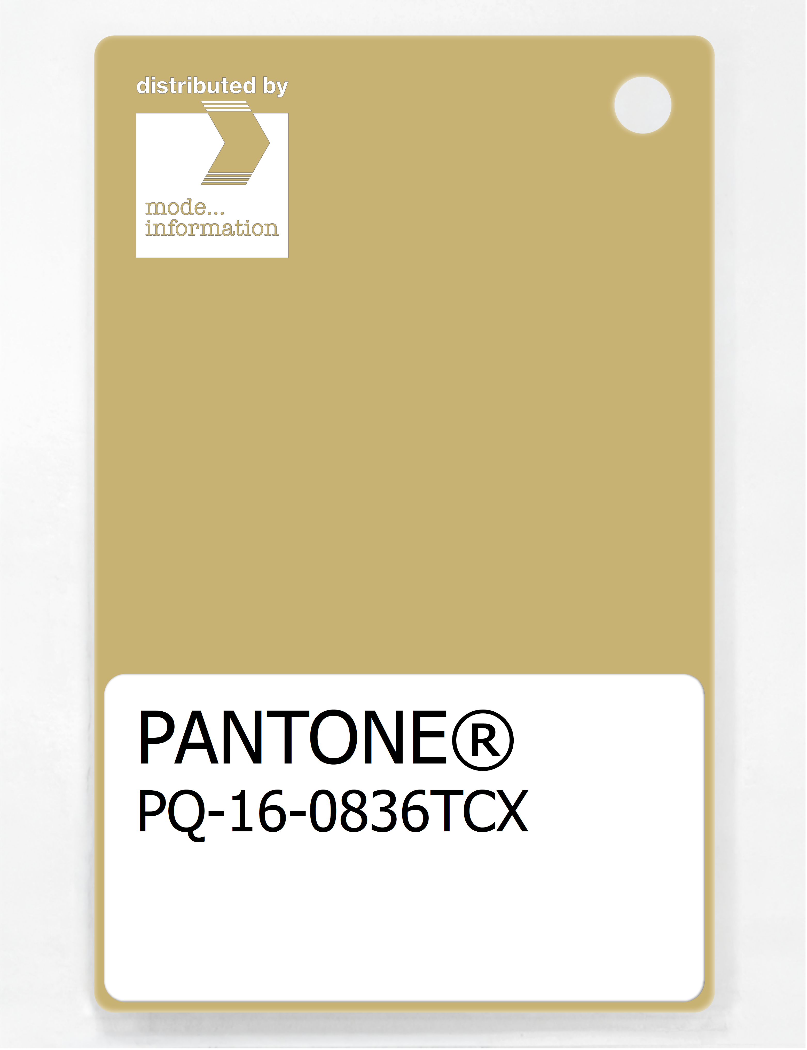 Artikelbild 1 des Artikels “PANTONE® PLASTIC STANDARD CHIP PQ 16-0836 TCX Rich Gold “