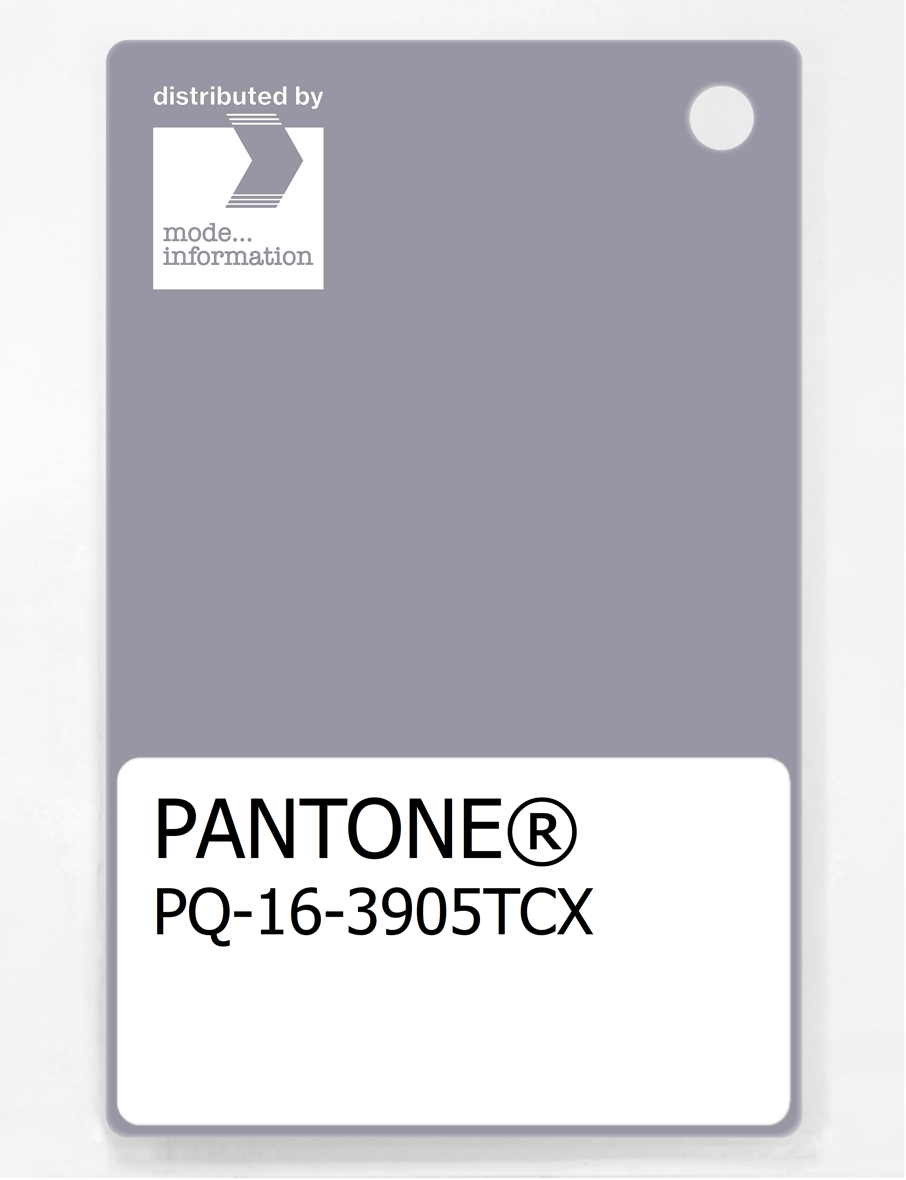Artikelbild 1 des Artikels “PANTONE® PLASTIC STANDARD CHIP PQ 16-3905 TCX Lilac Gray “