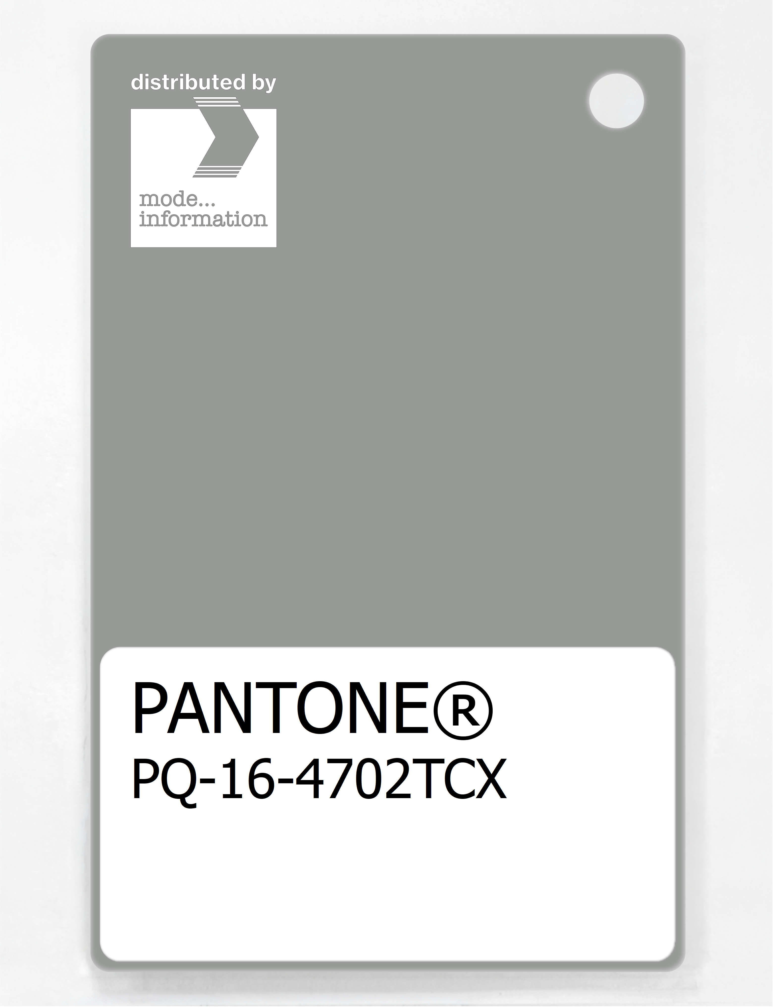 Product image 1 of the product “PANTONE® PLASTIC STANDARD CHIP PQ 16-4702 TCX Limestone ”
