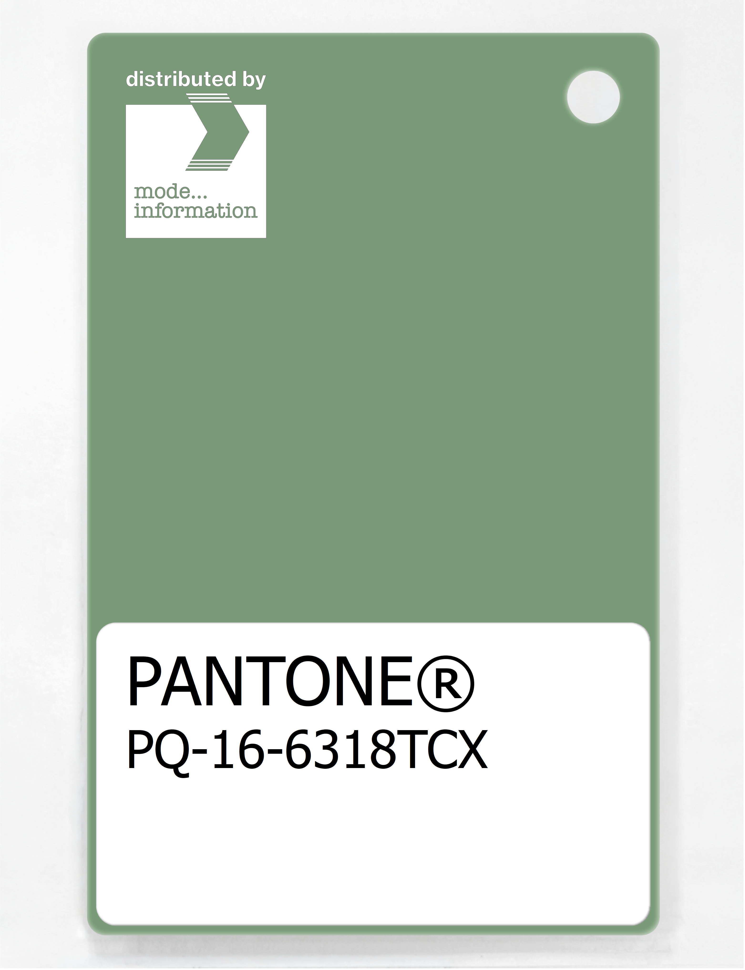 Artikelbild 1 des Artikels “PANTONE® PLASTIC STANDARD CHIP PQ 16-6318 TCX Mineral Green “