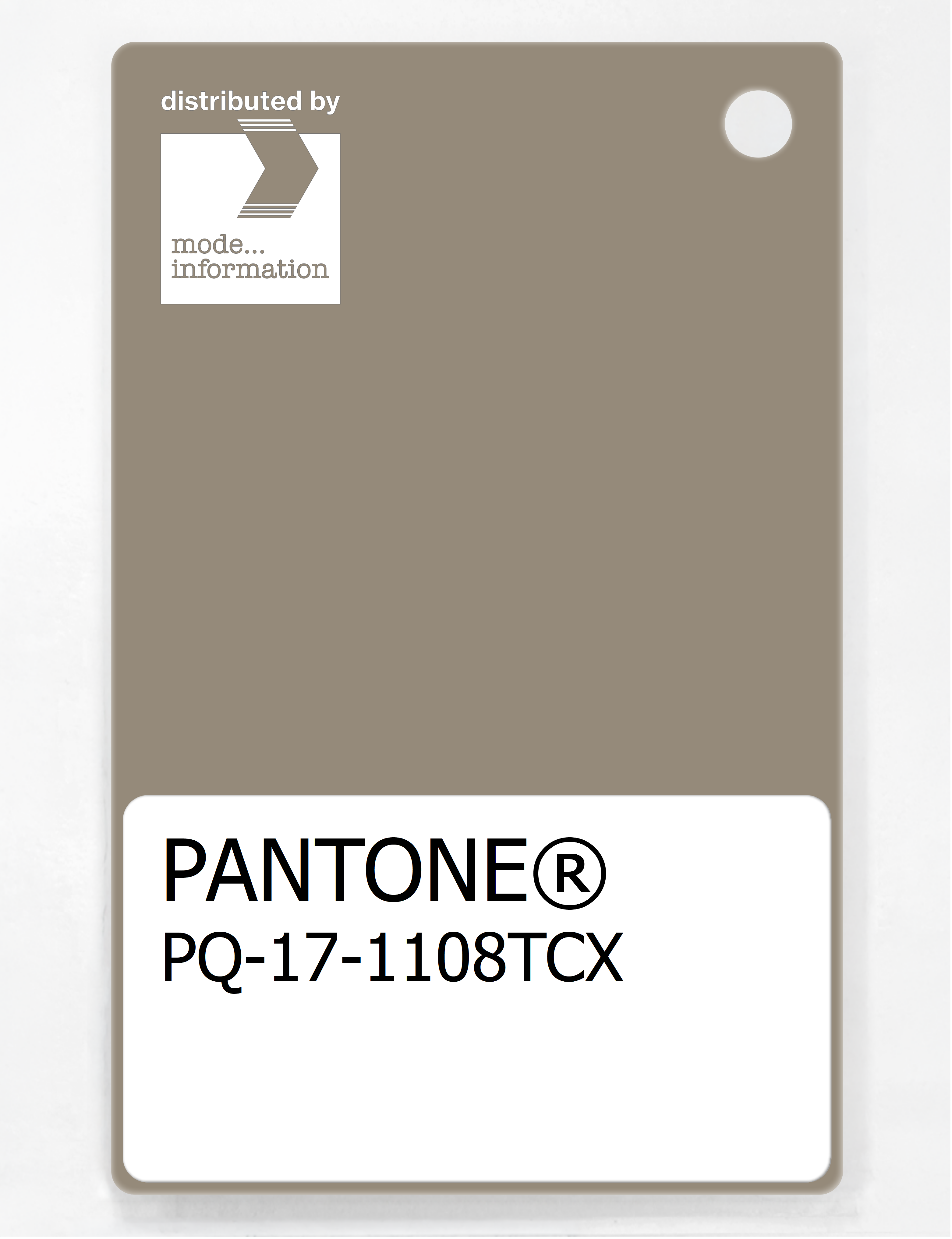 Artikelbild 1 des Artikels “PANTONE® PLASTIC STANDARD CHIP PQ 17-1108 TCX Winter Twig “