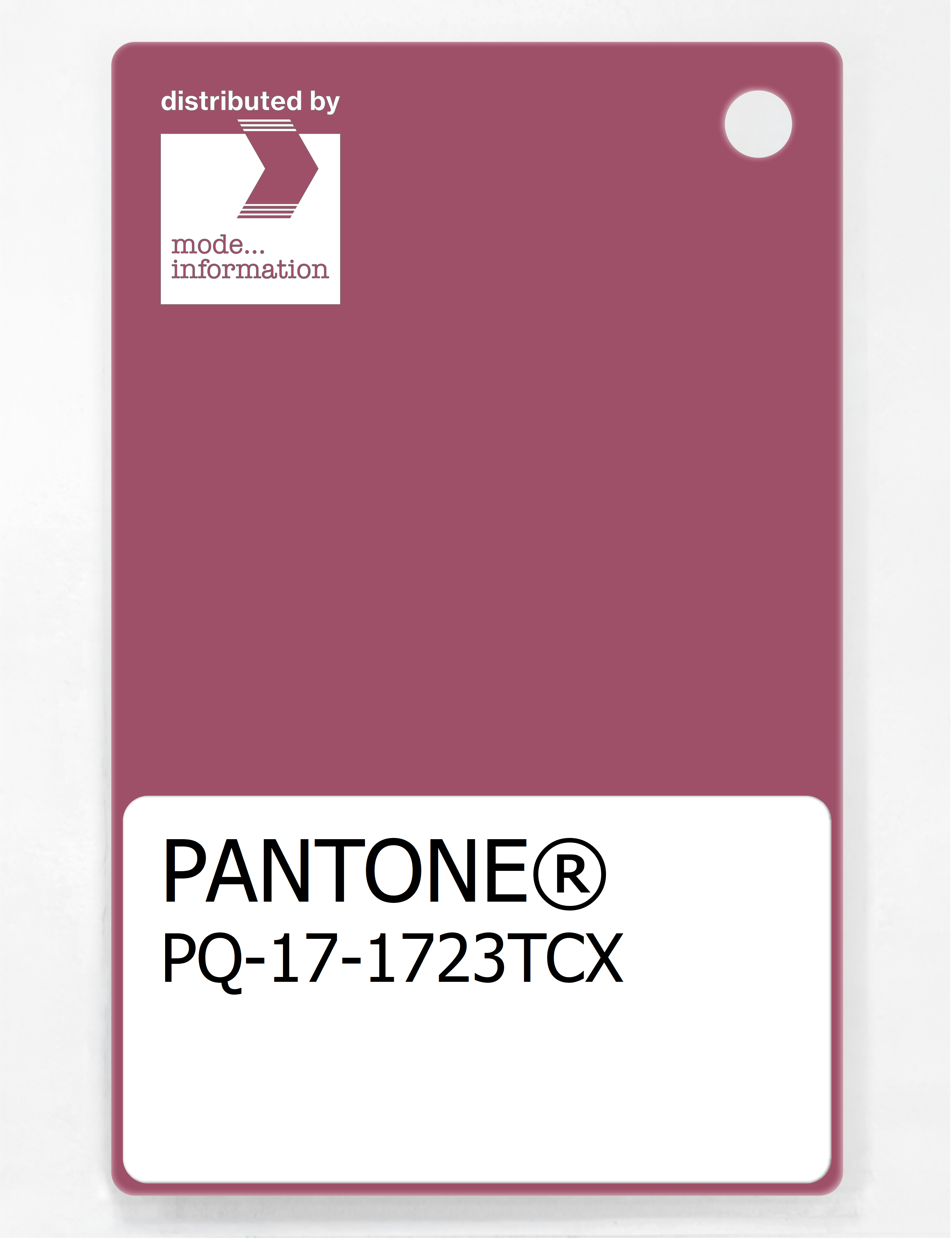 Product image 1 of the product “PANTONE® PLASTIC STANDARD CHIP PQ 17-1723 TCX Malaga ”