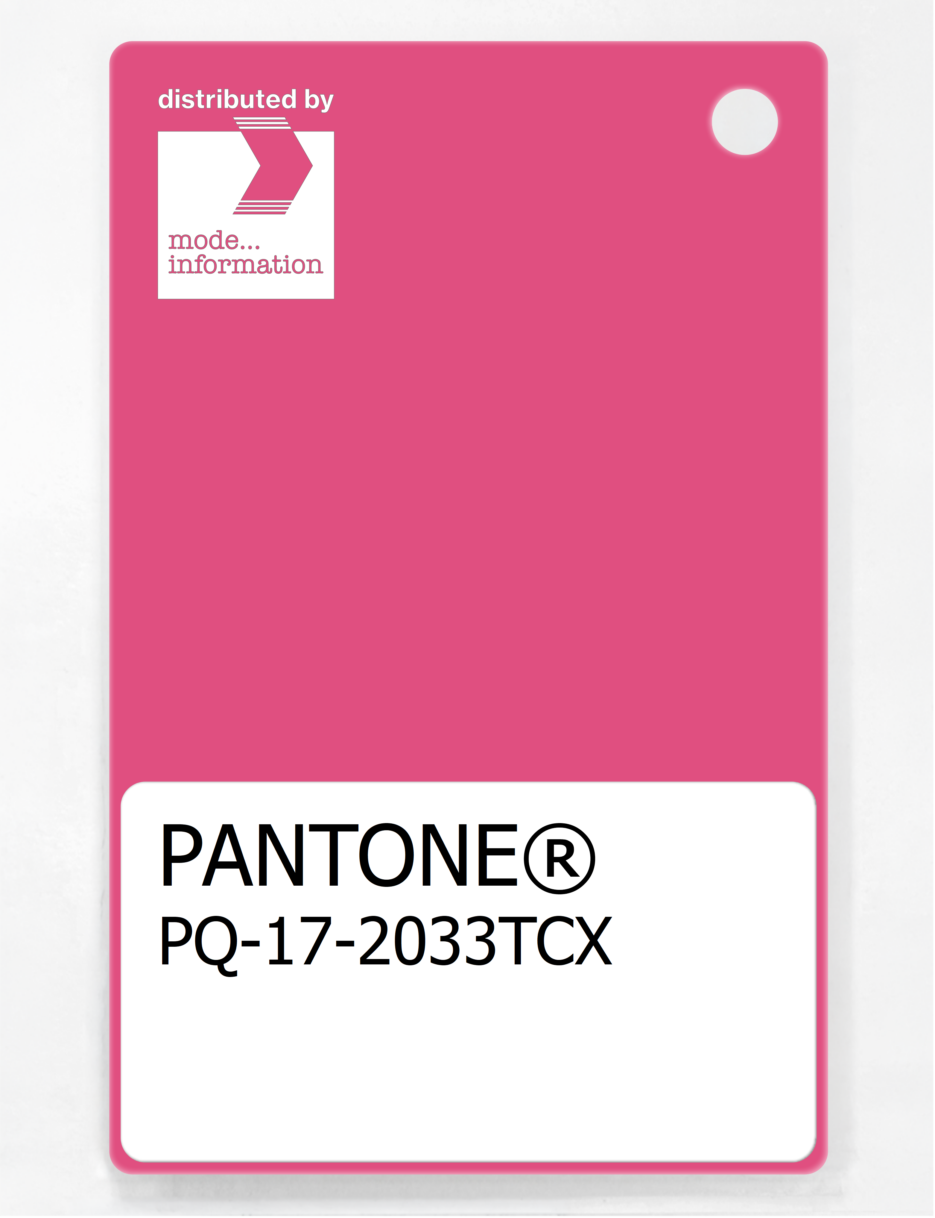 Artikelbild 1 des Artikels “PANTONE® PLASTIC STANDARD CHIP PQ 17-2033 TCX Fandango Pink “