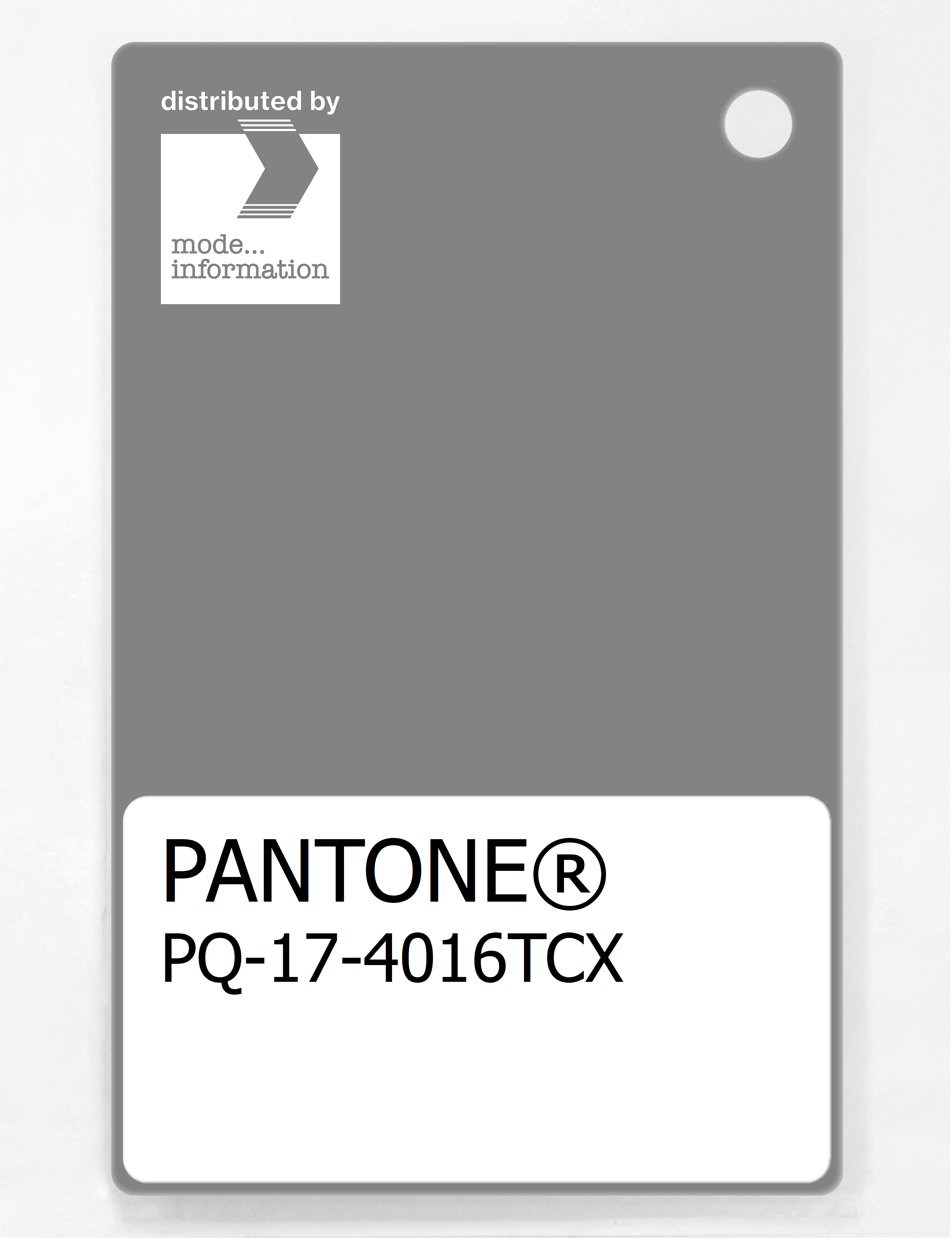 Artikelbild 1 des Artikels “PANTONE® PLASTIC STANDARD CHIP PQ 17-4016 TCX Gray Flannel “