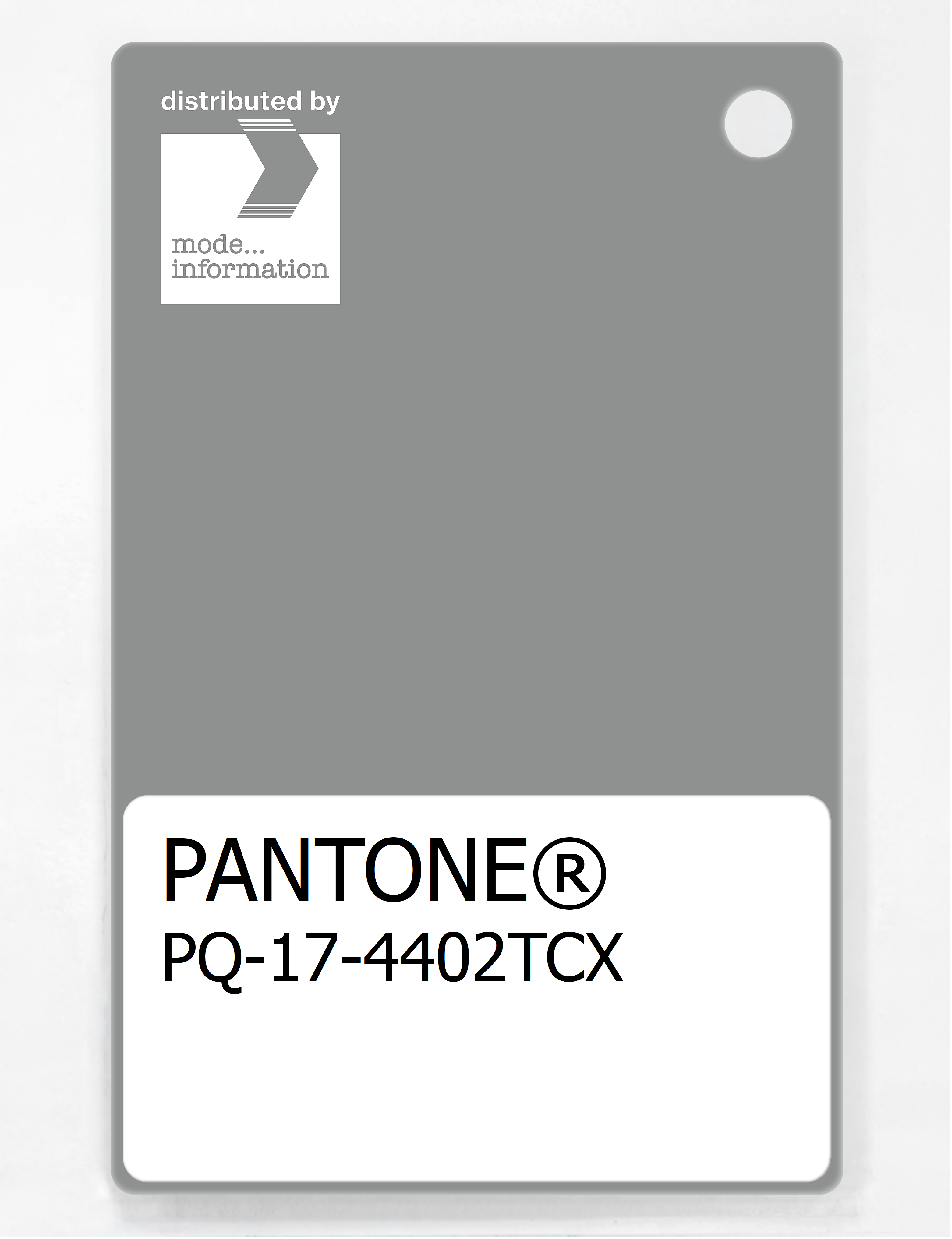 Artikelbild 1 des Artikels “PANTONE® PLASTIC STANDARD CHIP PQ 17-4402 TCX Neutral Gray “