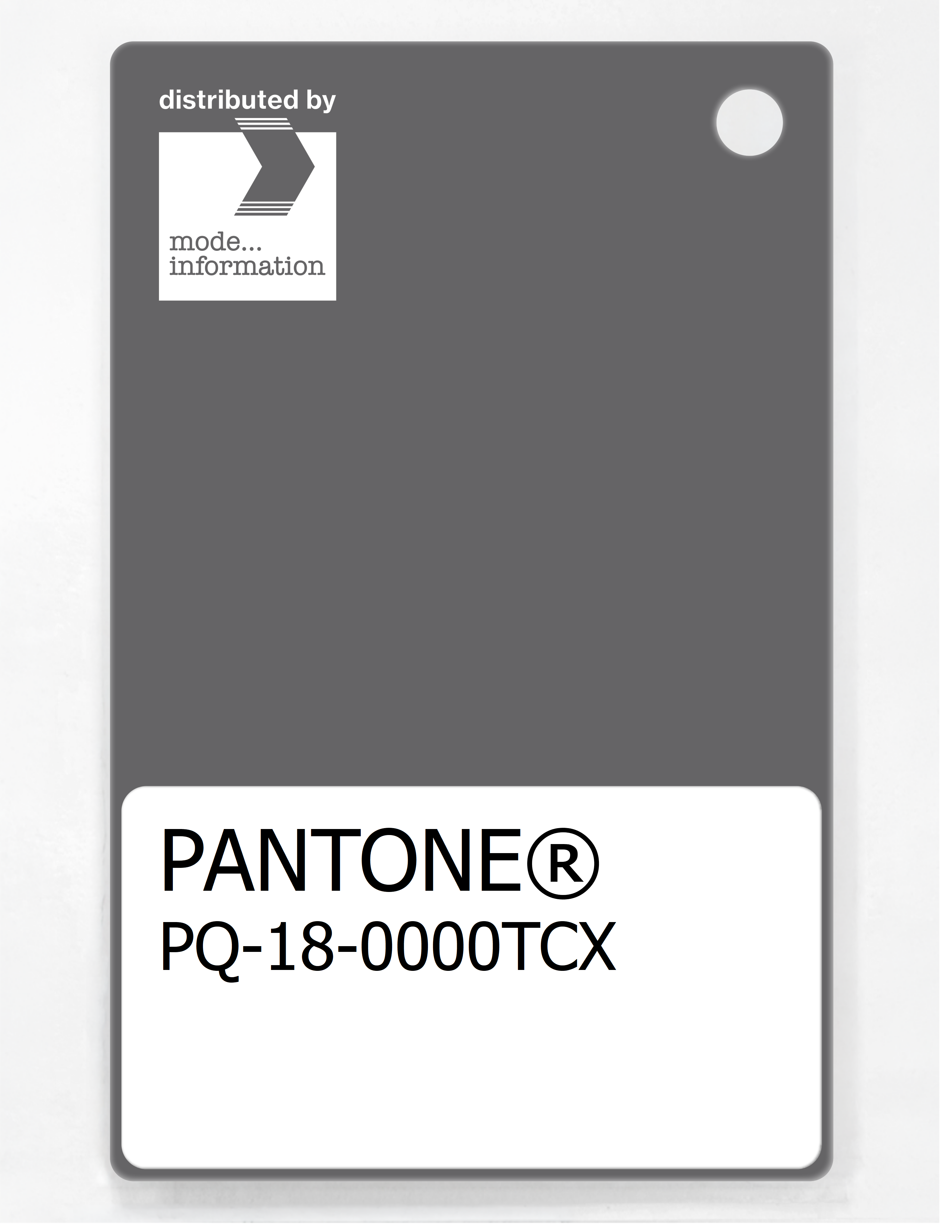 Artikelbild 1 des Artikels “PANTONE® PLASTIC STANDARD CHIP PQ 18-0000 TCX Smoked Pearl “