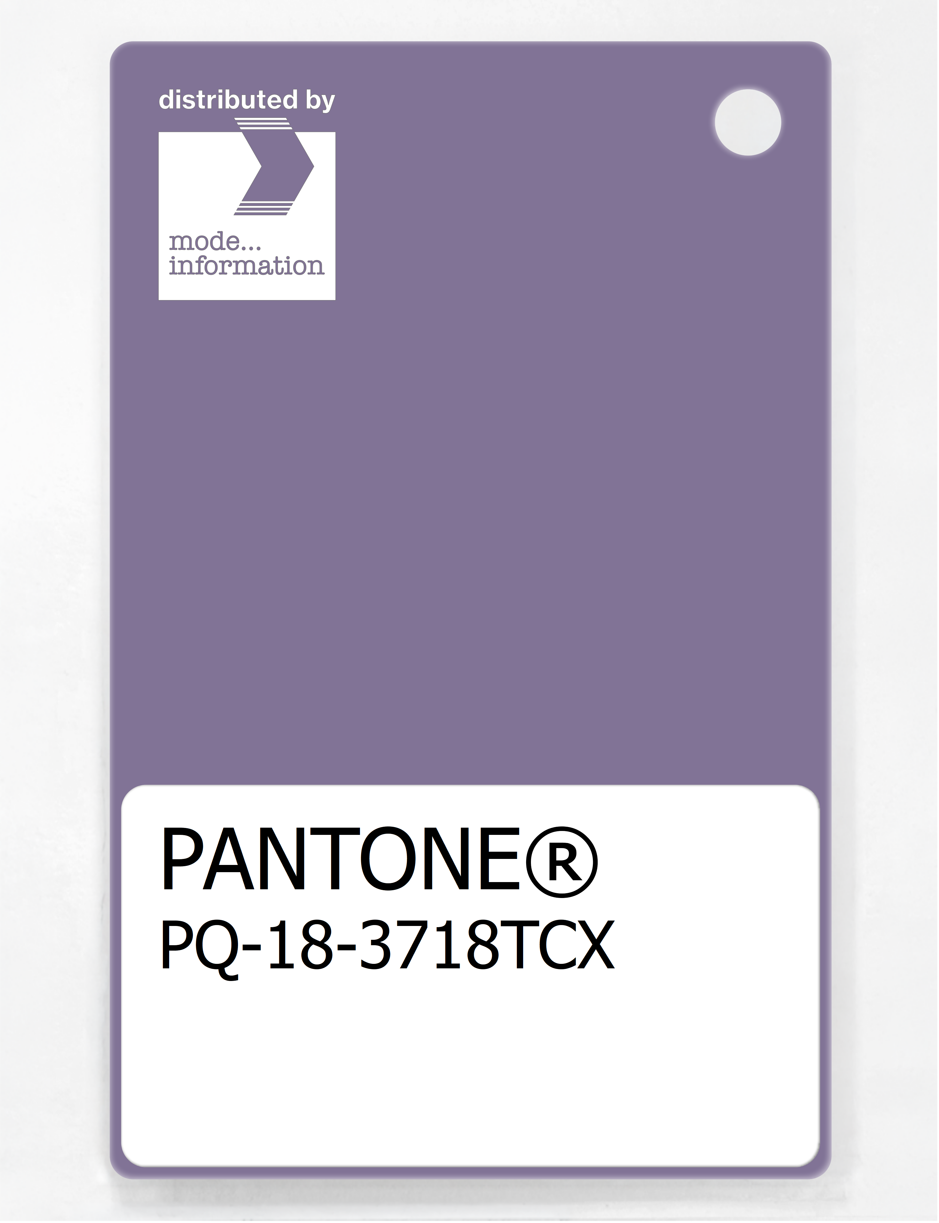 Artikelbild 1 des Artikels “PANTONE® PLASTIC STANDARD CHIP PQ 18-3718 TCX Purple Haze “
