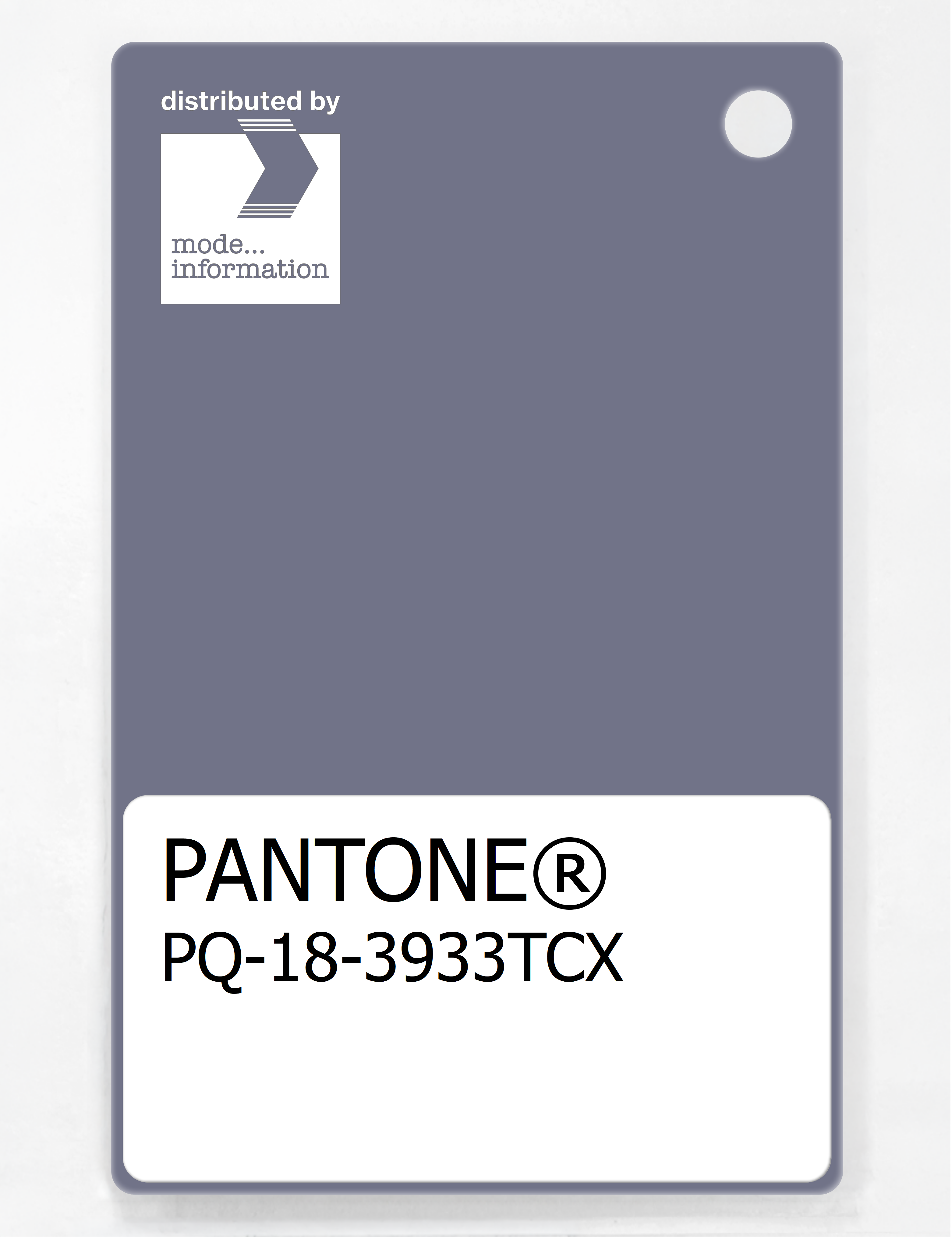 Artikelbild 1 des Artikels “PANTONE® PLASTIC STANDARD CHIP PQ 18-3933 TCX Blue Granite “