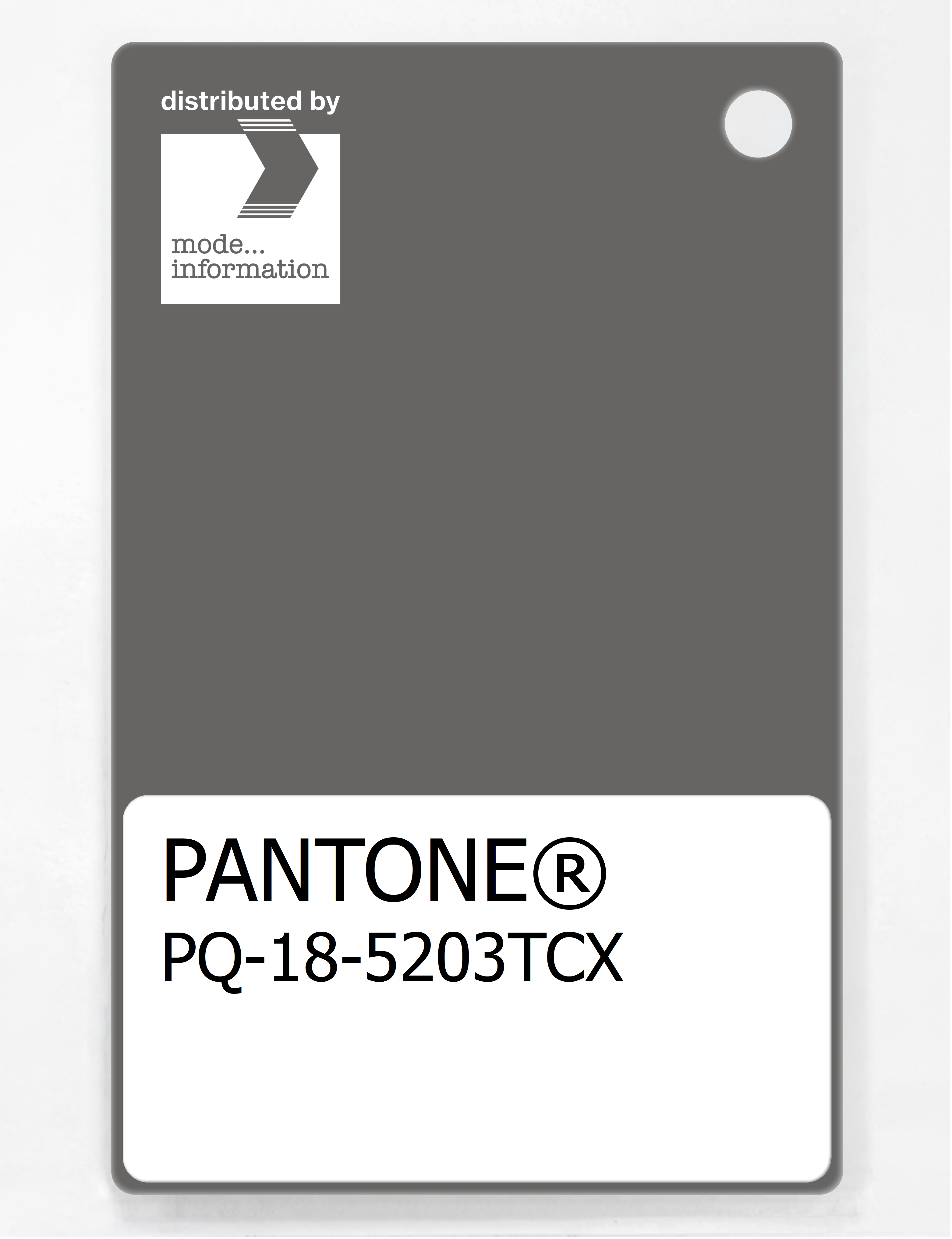 Artikelbild 1 des Artikels “PANTONE® PLASTIC STANDARD CHIP PQ 18-5203 TCX Pewter “