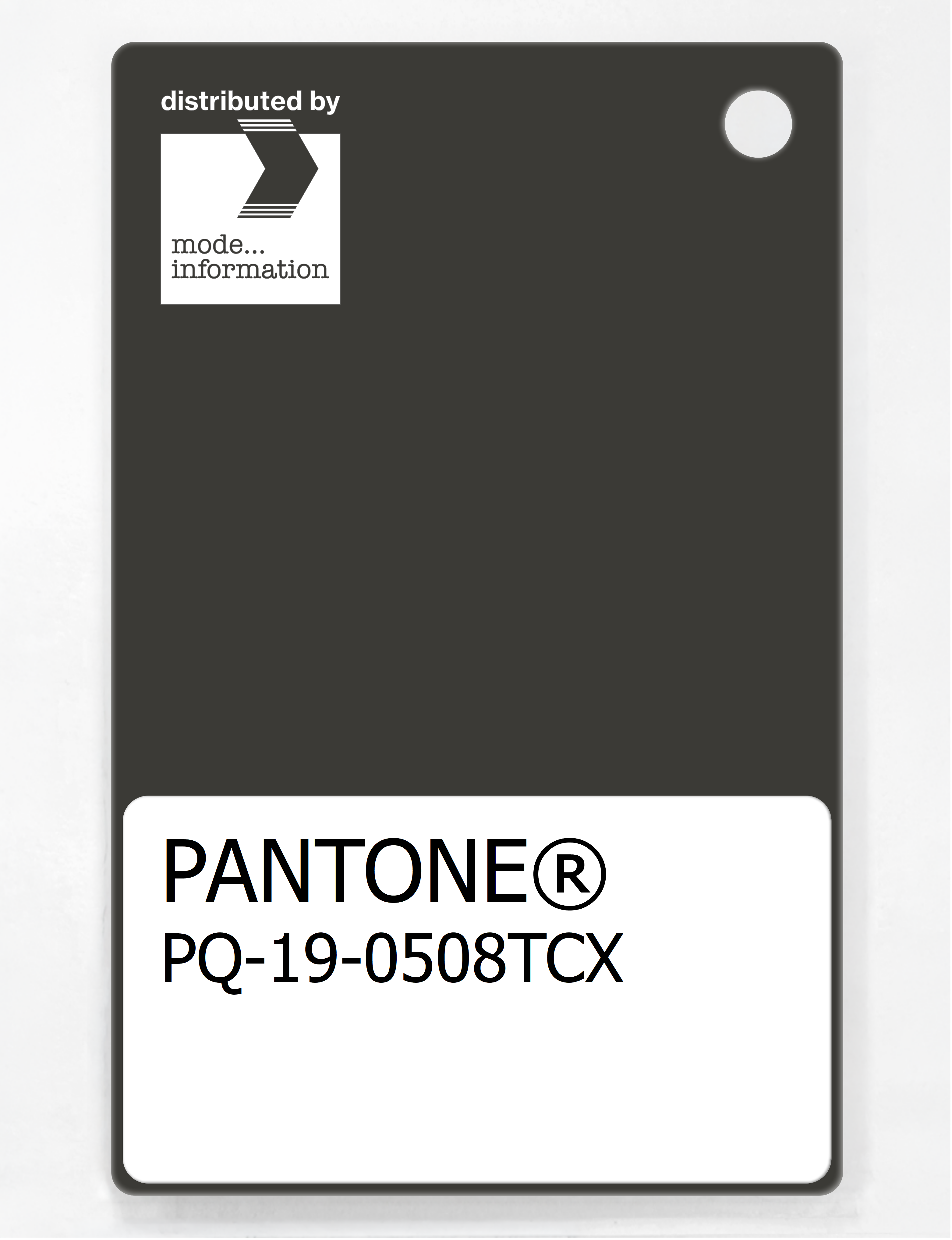Artikelbild 1 des Artikels “PANTONE® PLASTIC STANDARD CHIP PQ 19-0508 TCX Peat “