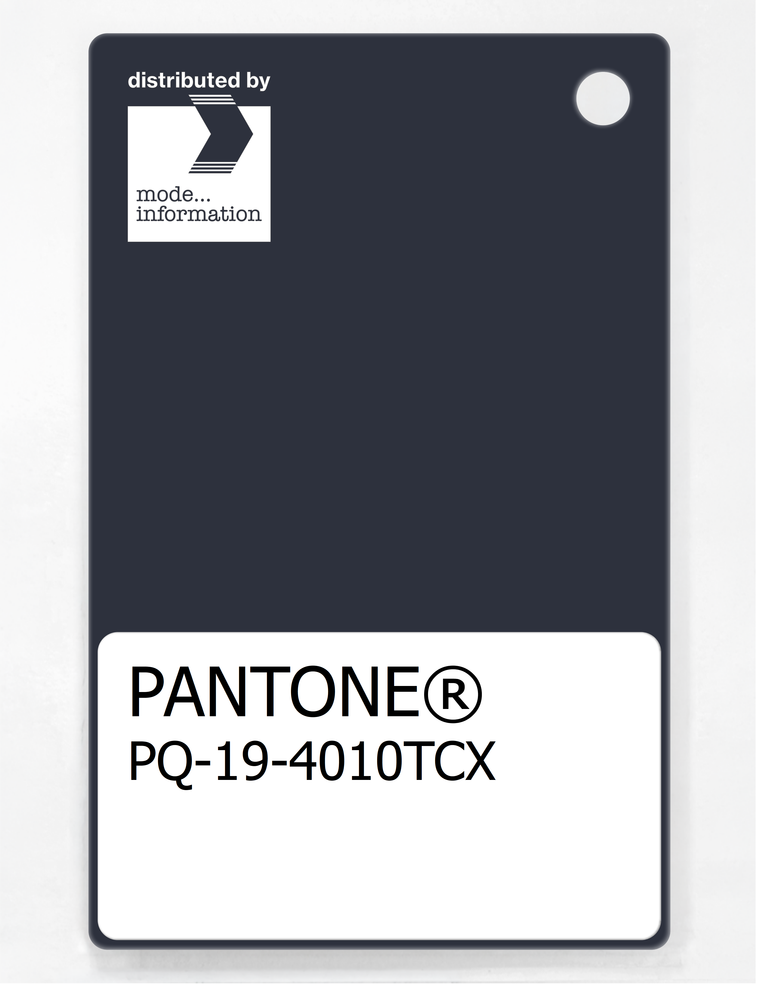 Artikelbild 1 des Artikels “PANTONE® PLASTIC STANDARD CHIP PQ 19-4010 TCX Total Eclipse “