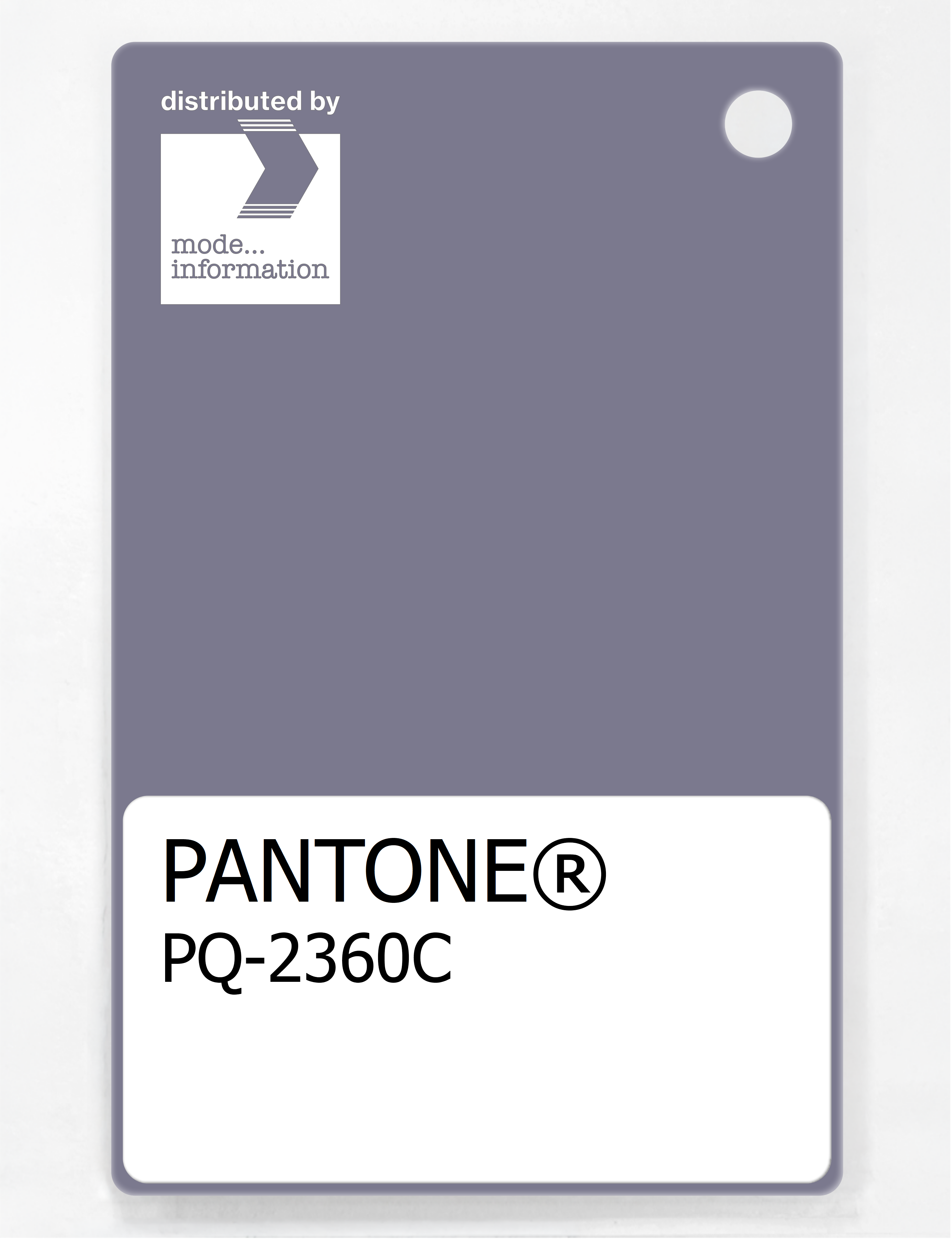 Product image 1 of the product “PANTONE® PLASTIC STANDARD CHIP PQ 2360C ”