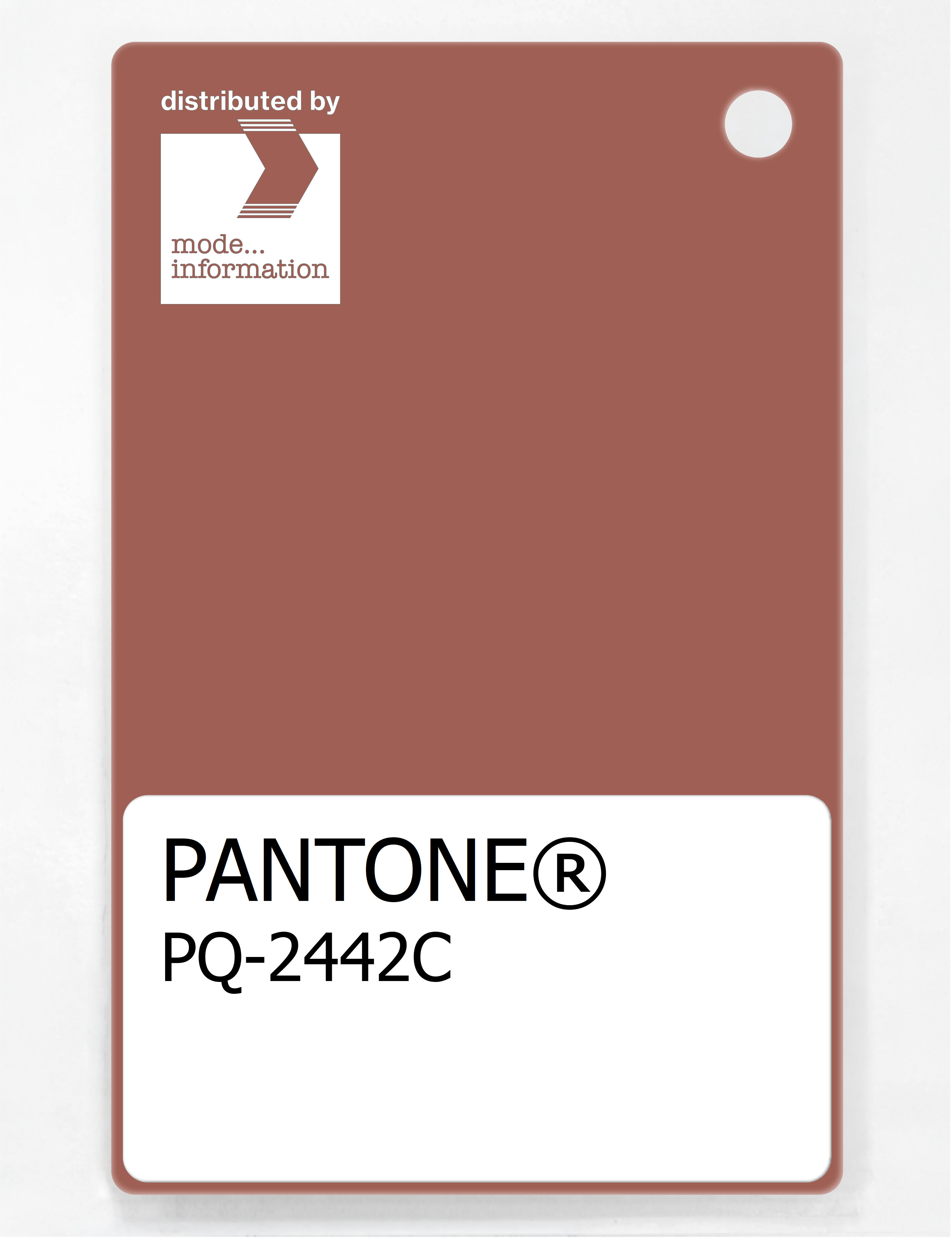 Product image 1 of the product “PANTONE® PLASTIC STANDARD CHIP PQ 2442C ”
