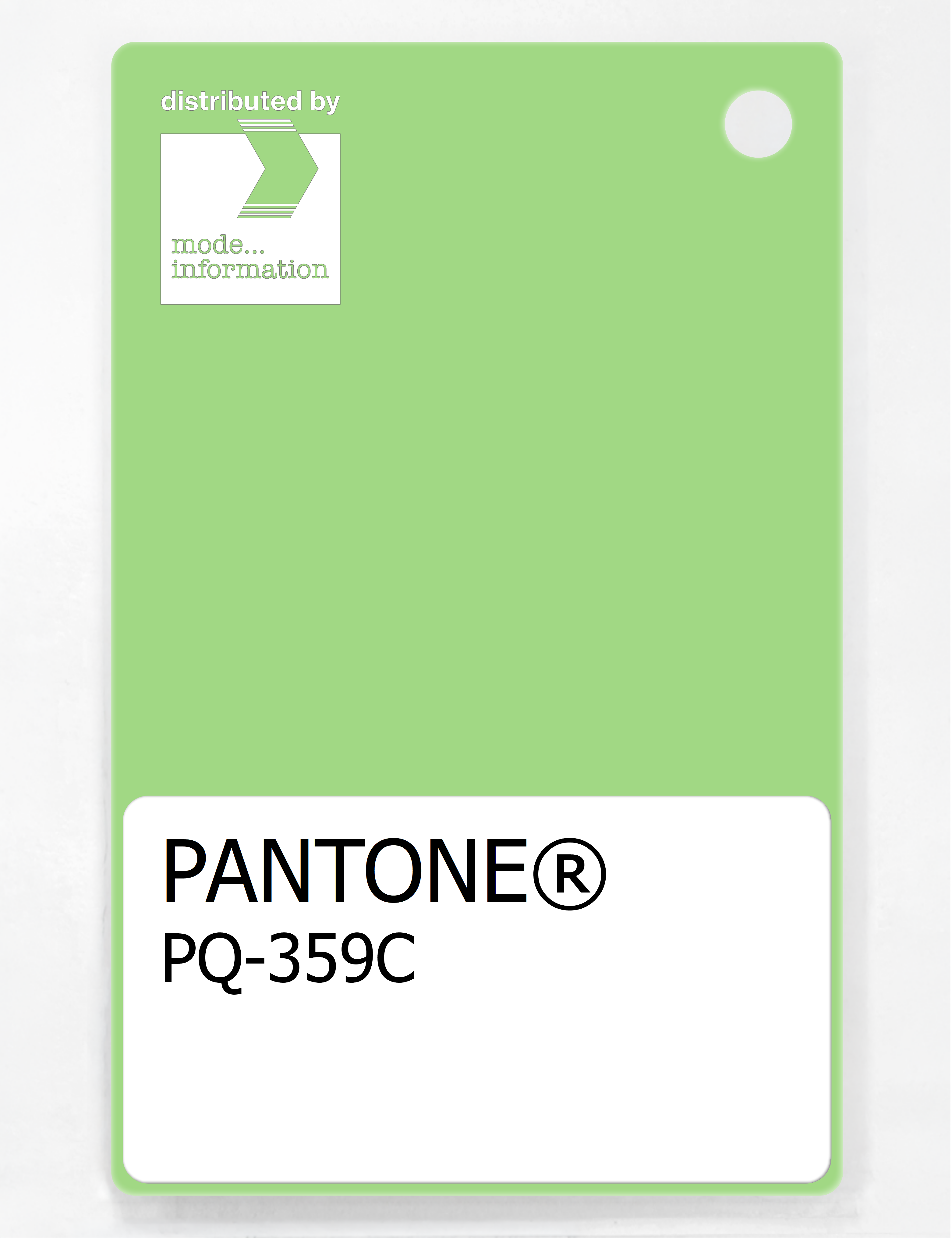 Product image 1 of the product “PANTONE® PLASTIC STANDARD CHIP PQ 359C ”