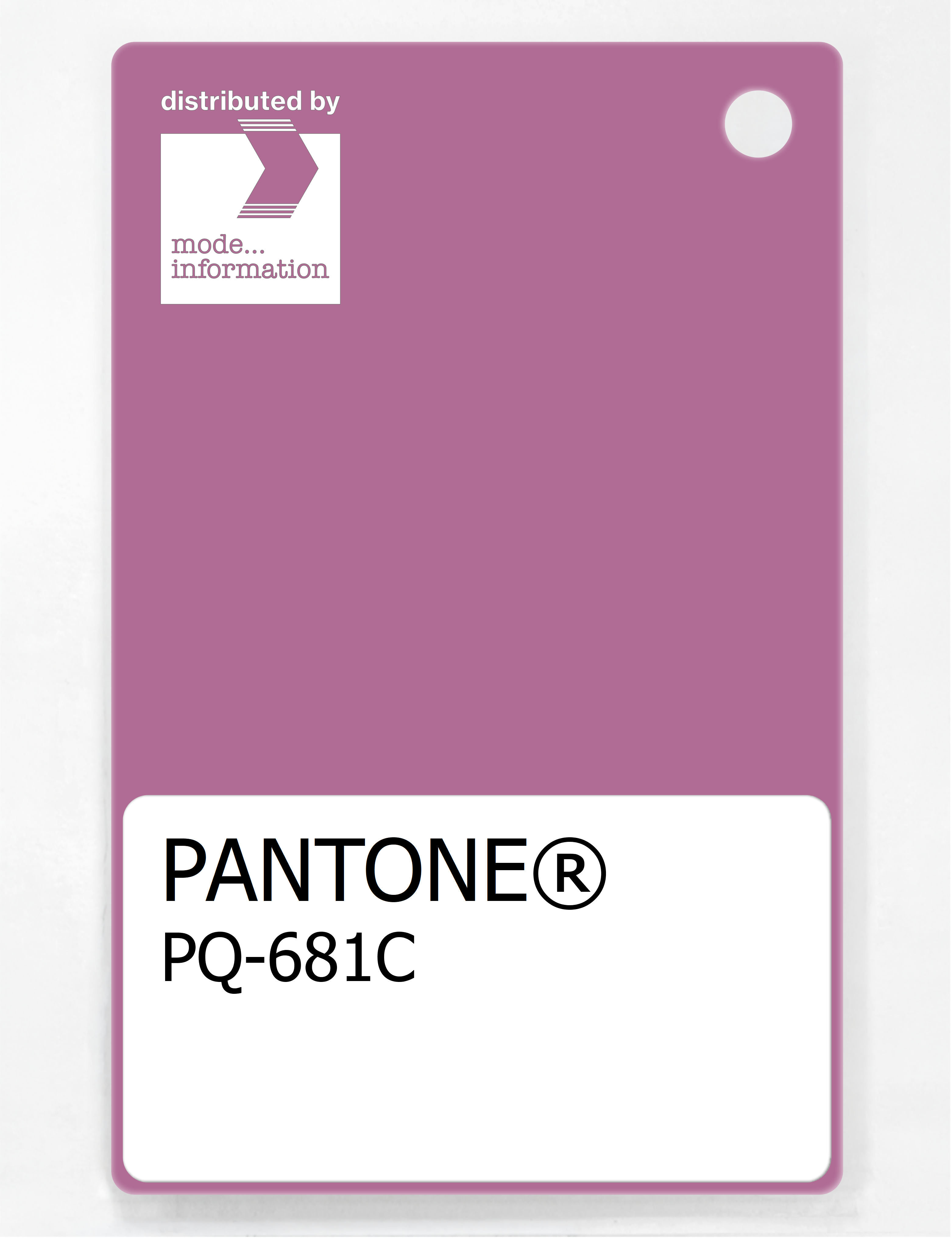Artikelbild 1 des Artikels “PANTONE® PLASTIC STANDARD CHIP PQ 681C “