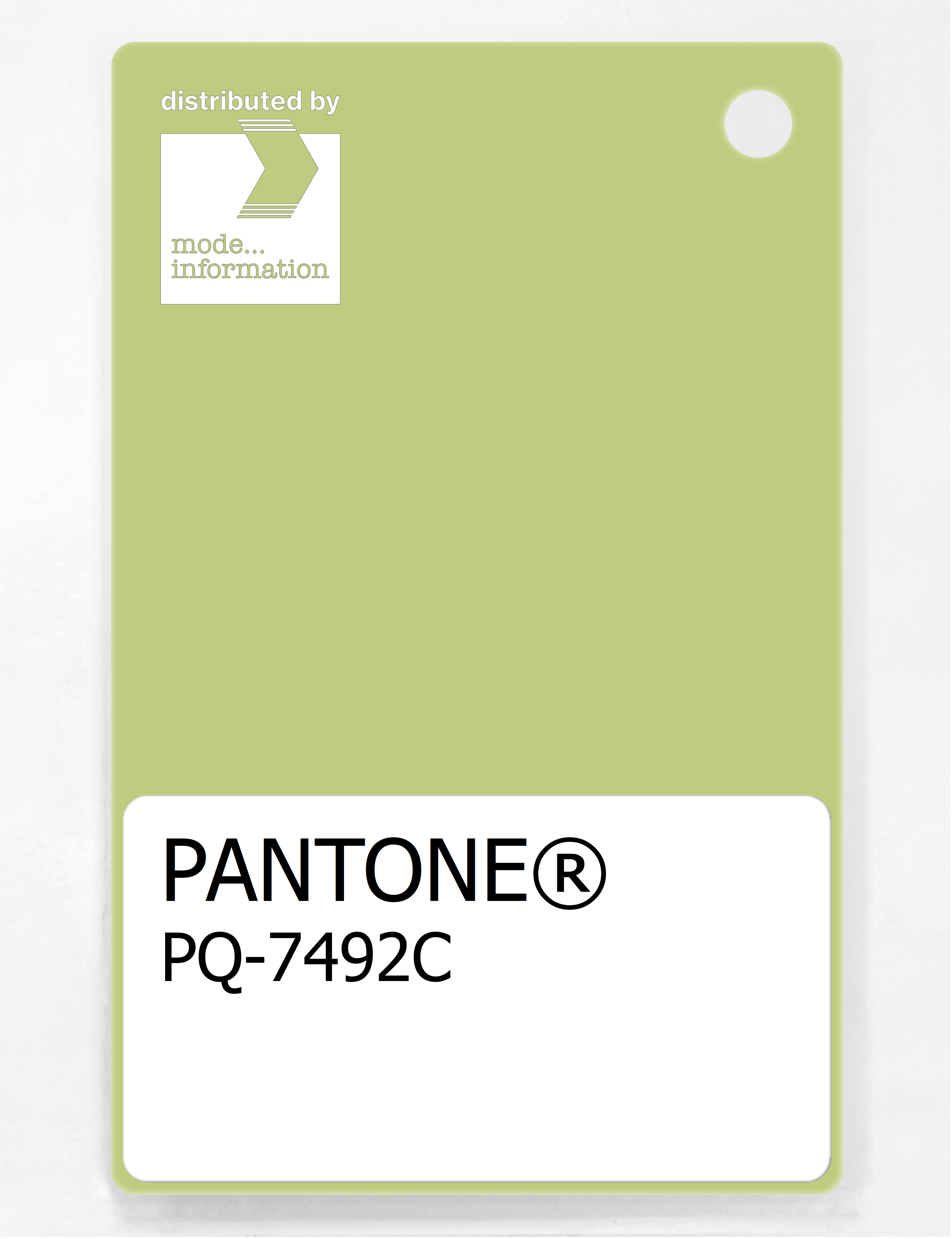 Artikelbild 1 des Artikels “PANTONE® PLASTIC STANDARD CHIP PQ 7492C “