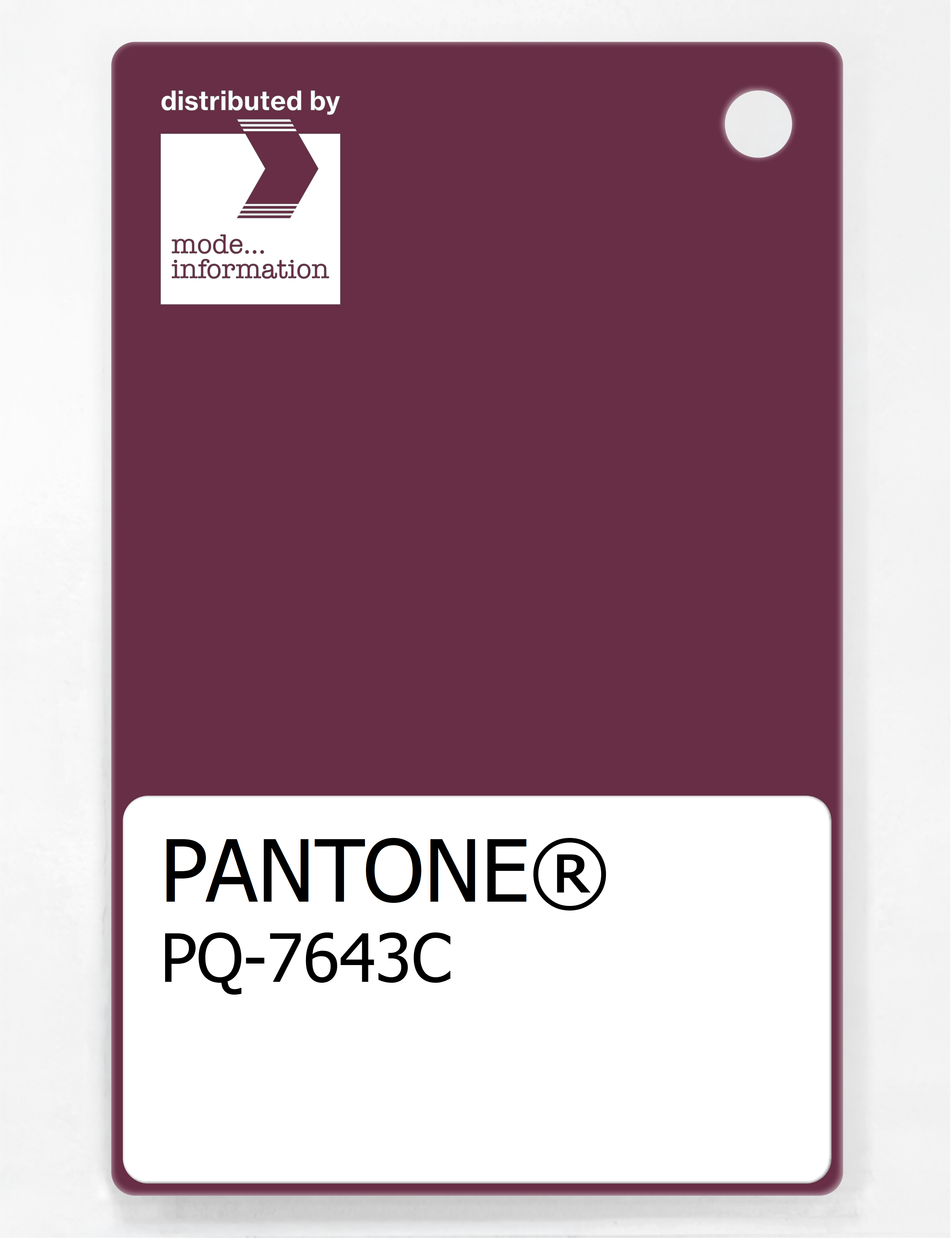 Artikelbild 1 des Artikels “PANTONE® PLASTIC STANDARD CHIP PQ 7643C “
