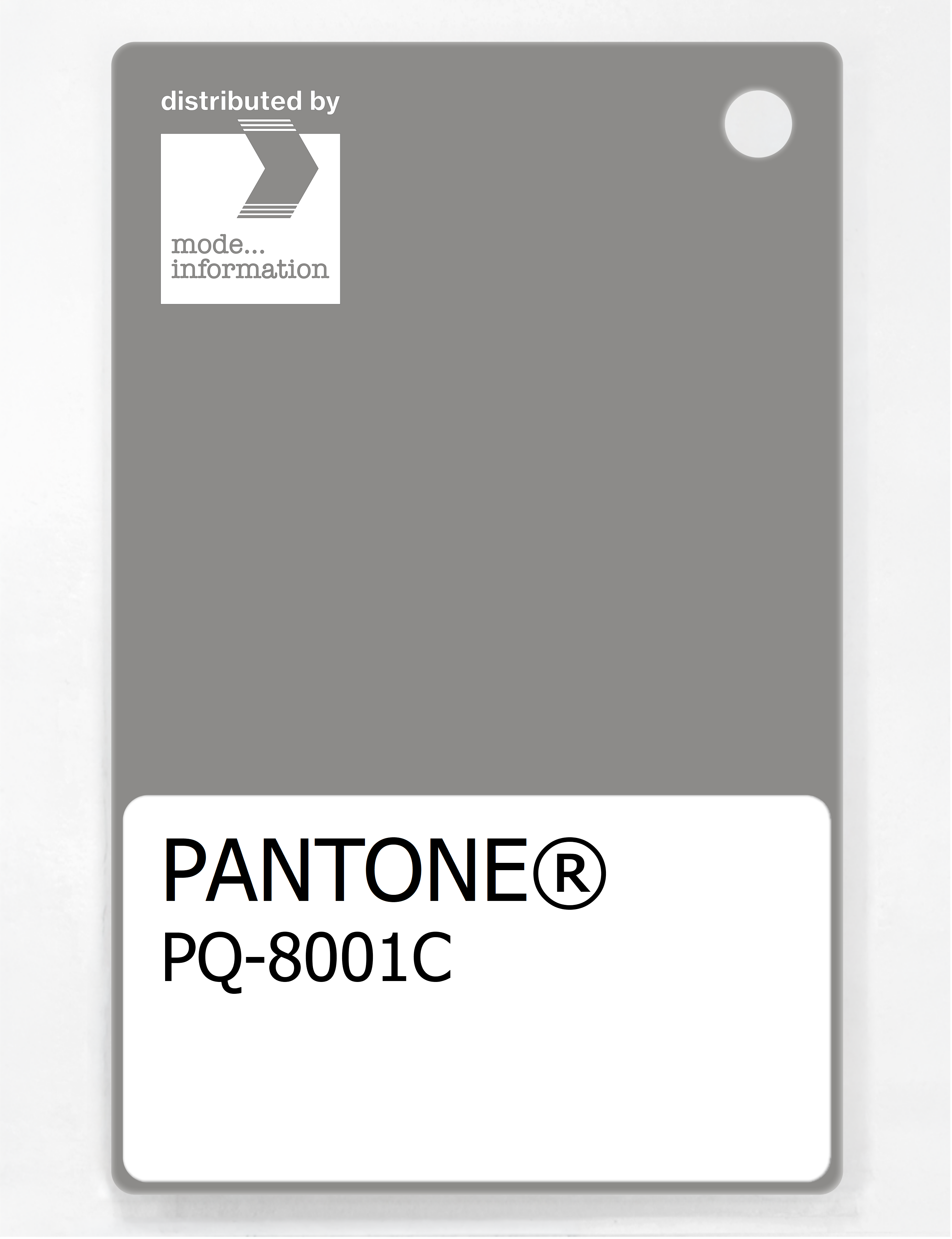 Product image 1 of the product “PANTONE® PLASTIC STANDARD CHIP PQ 8001C ”