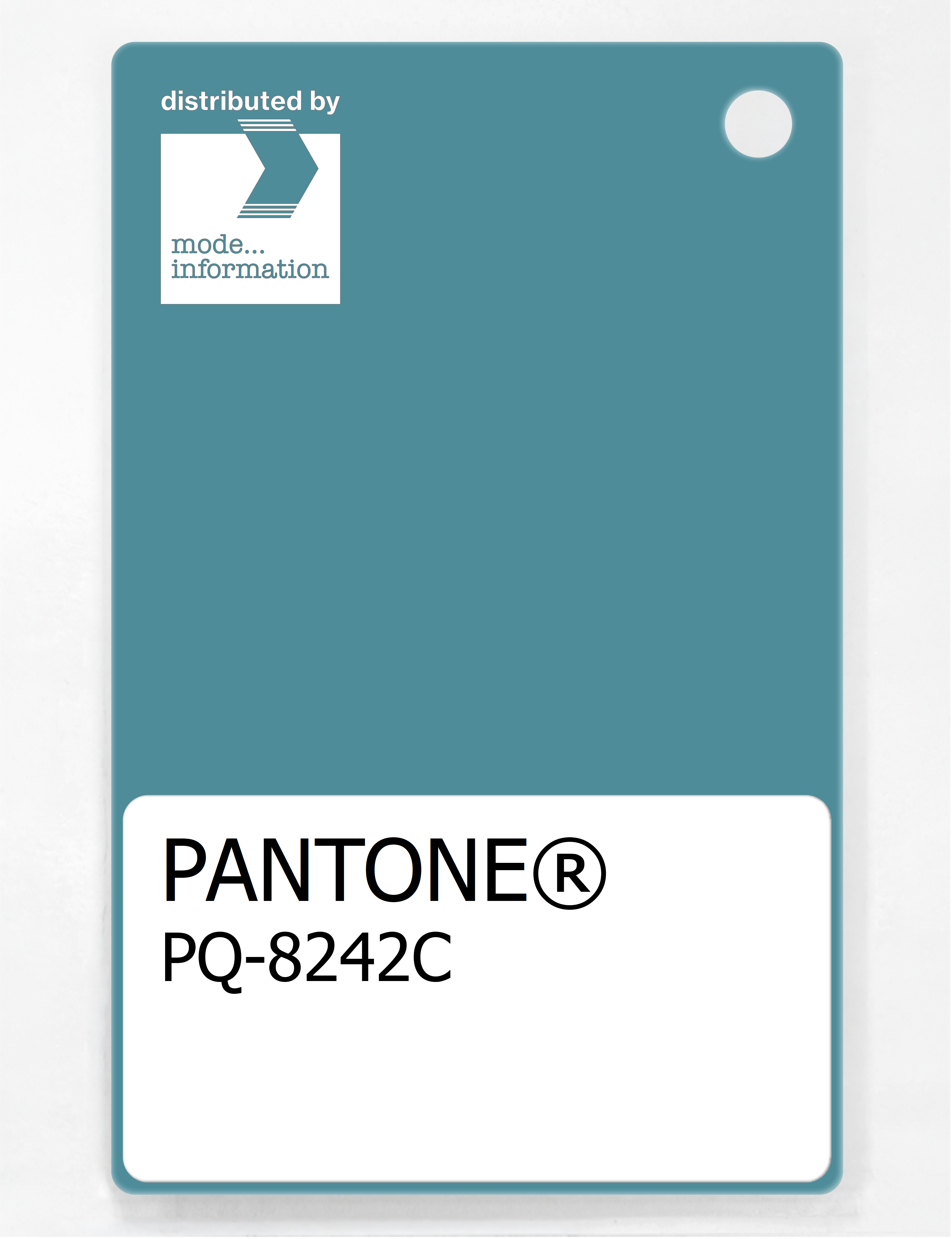 Product image 1 of the product “PANTONE® PLASTIC STANDARD CHIP PQ 8242C ”