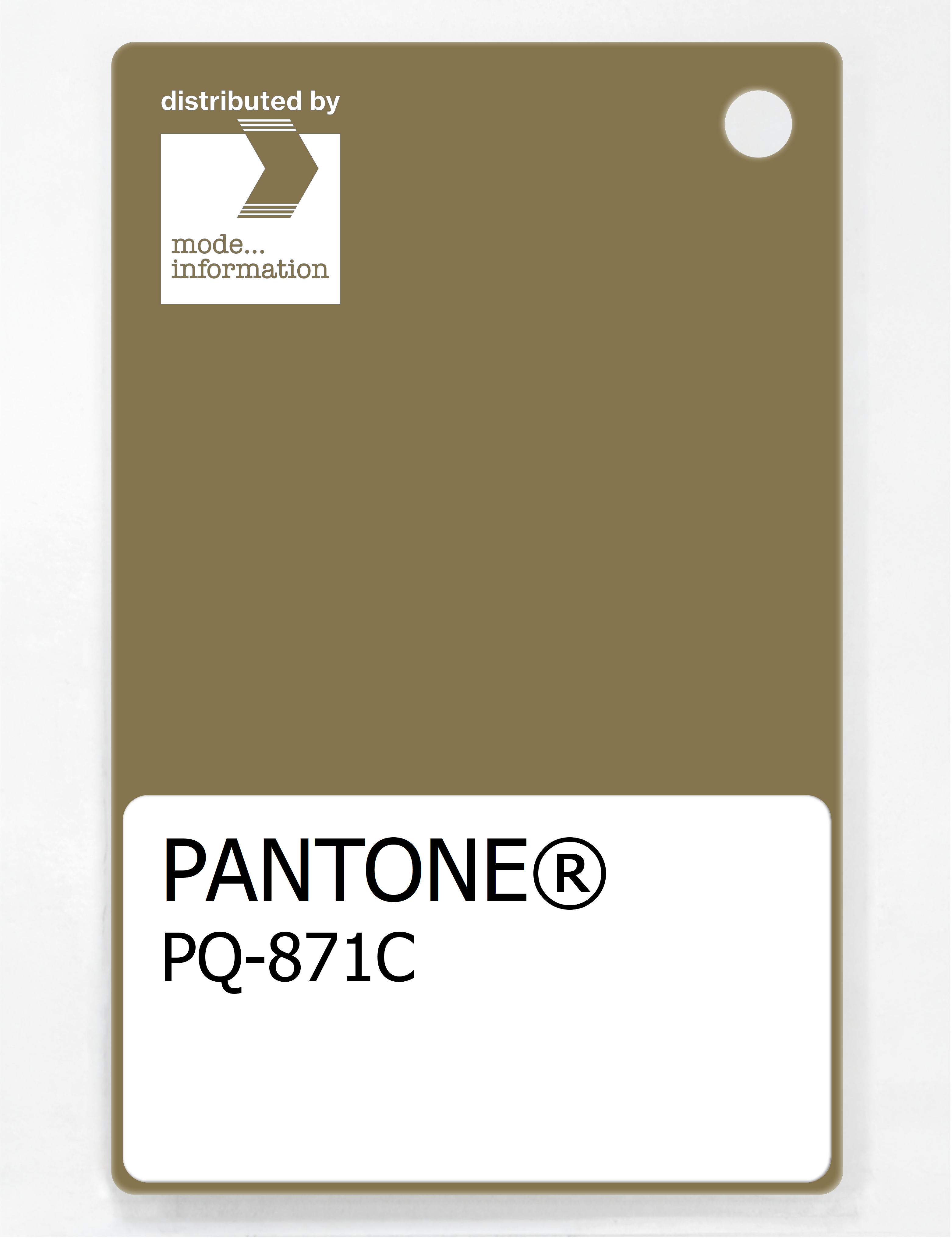 Product image 1 of the product “PANTONE® PLASTIC STANDARD CHIP PQ 871C ”
