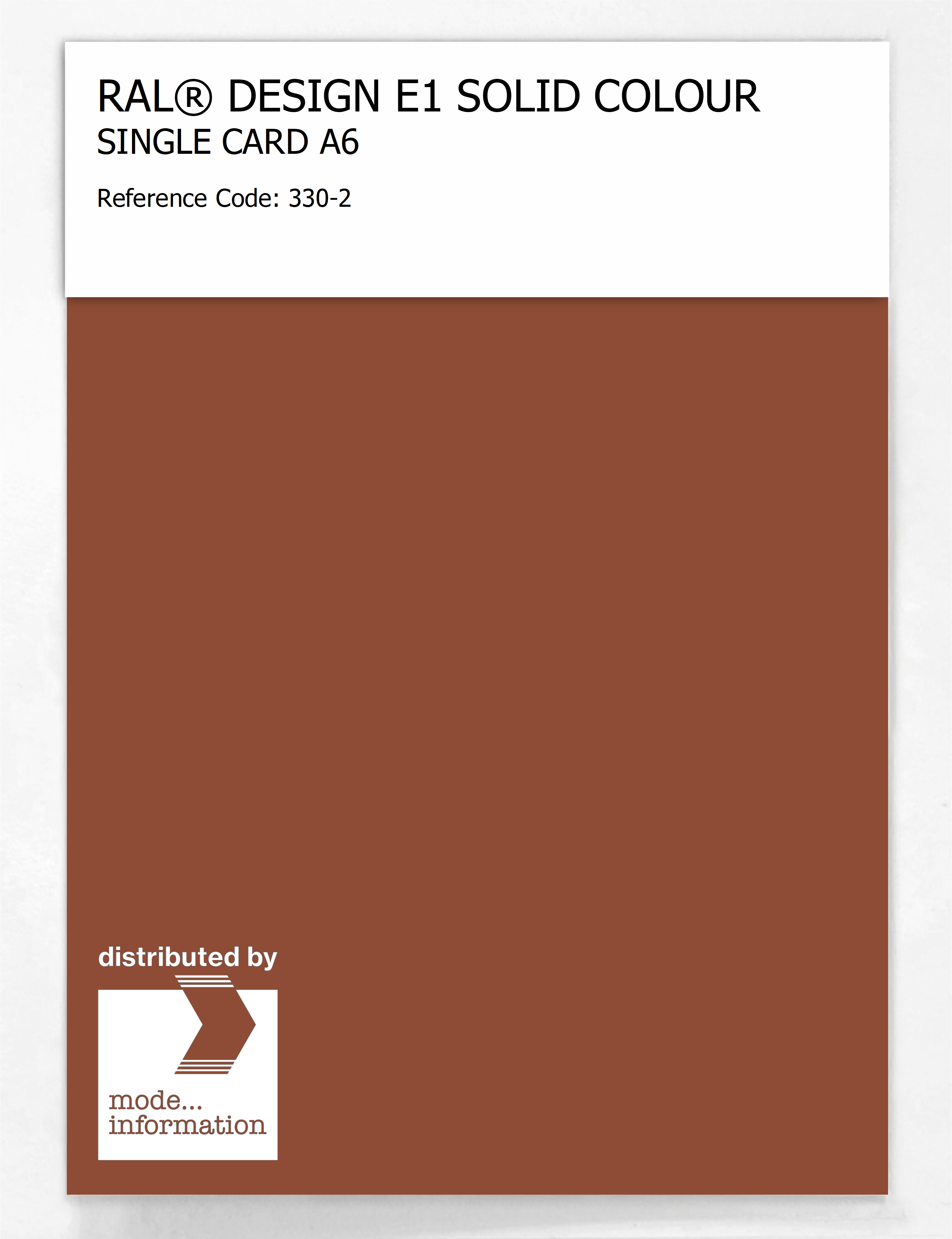 Artikelbild 1 des Artikels “RAL® EFFECT E1 SINGLE CARD 300 SERIES 330-2 “