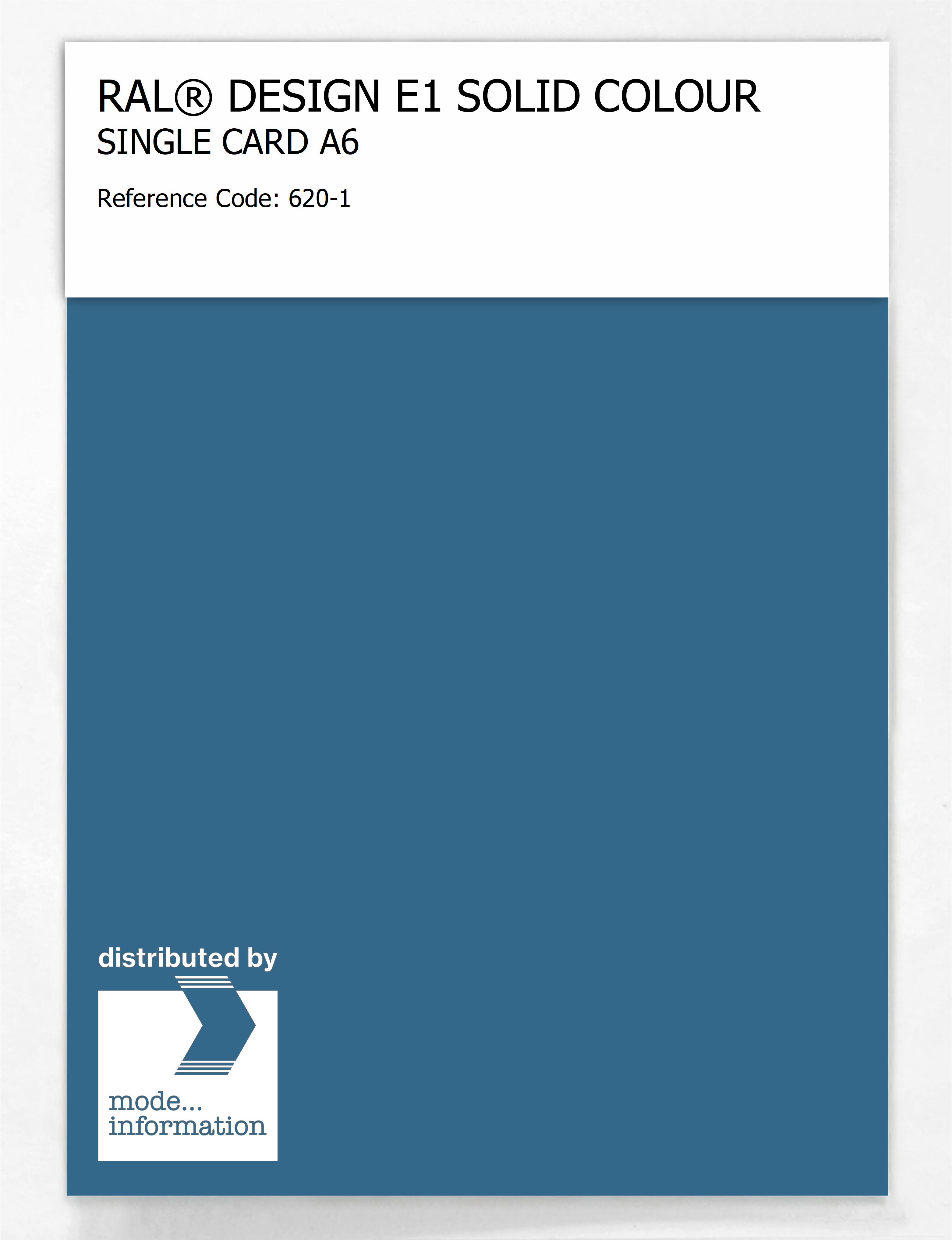 Artikelbild 1 des Artikels “RAL® EFFECT E1 SINGLE CARD 600 SERIES 620-1 “