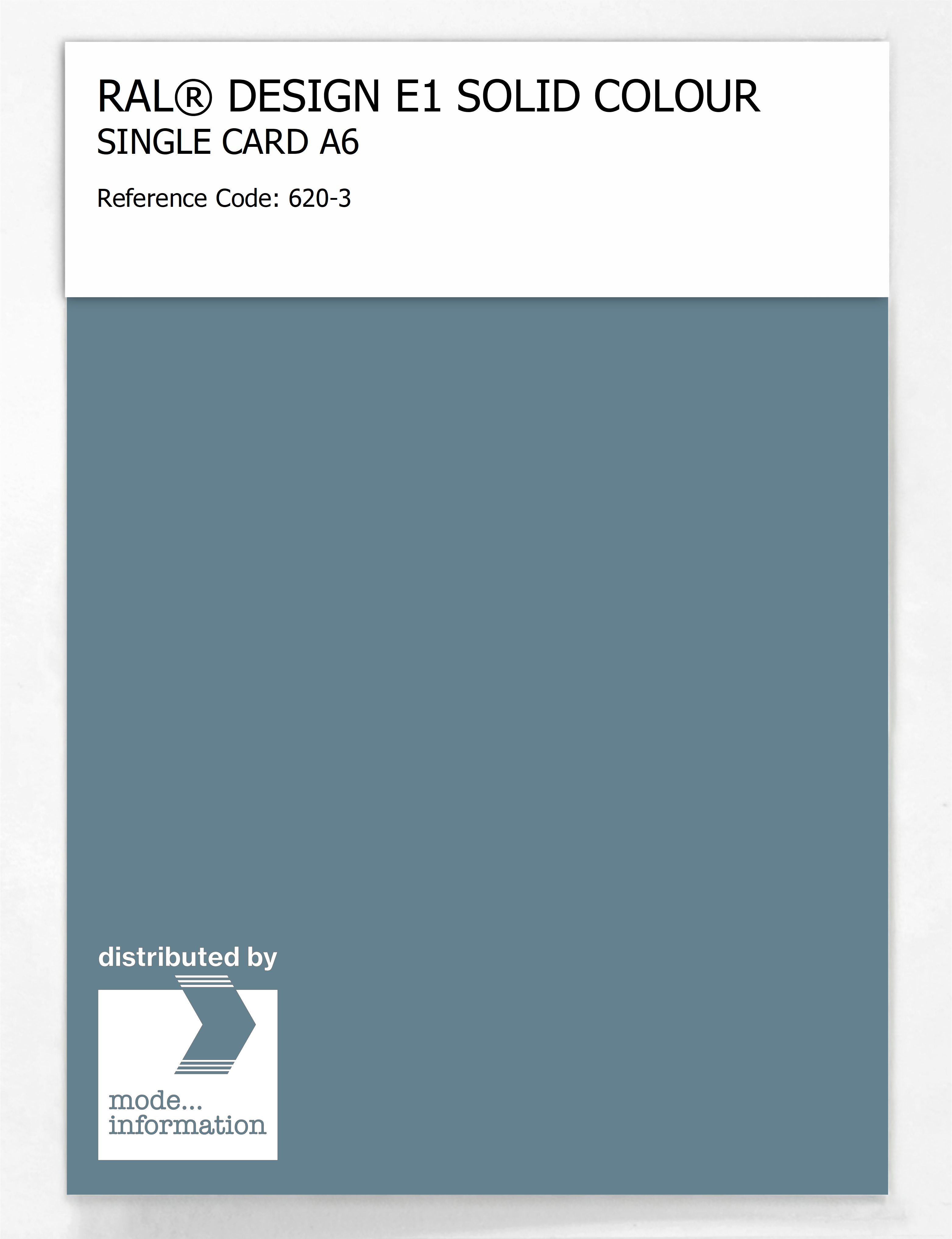 Artikelbild 1 des Artikels “RAL® EFFECT E1 SINGLE CARD 600 SERIES 620-3 “