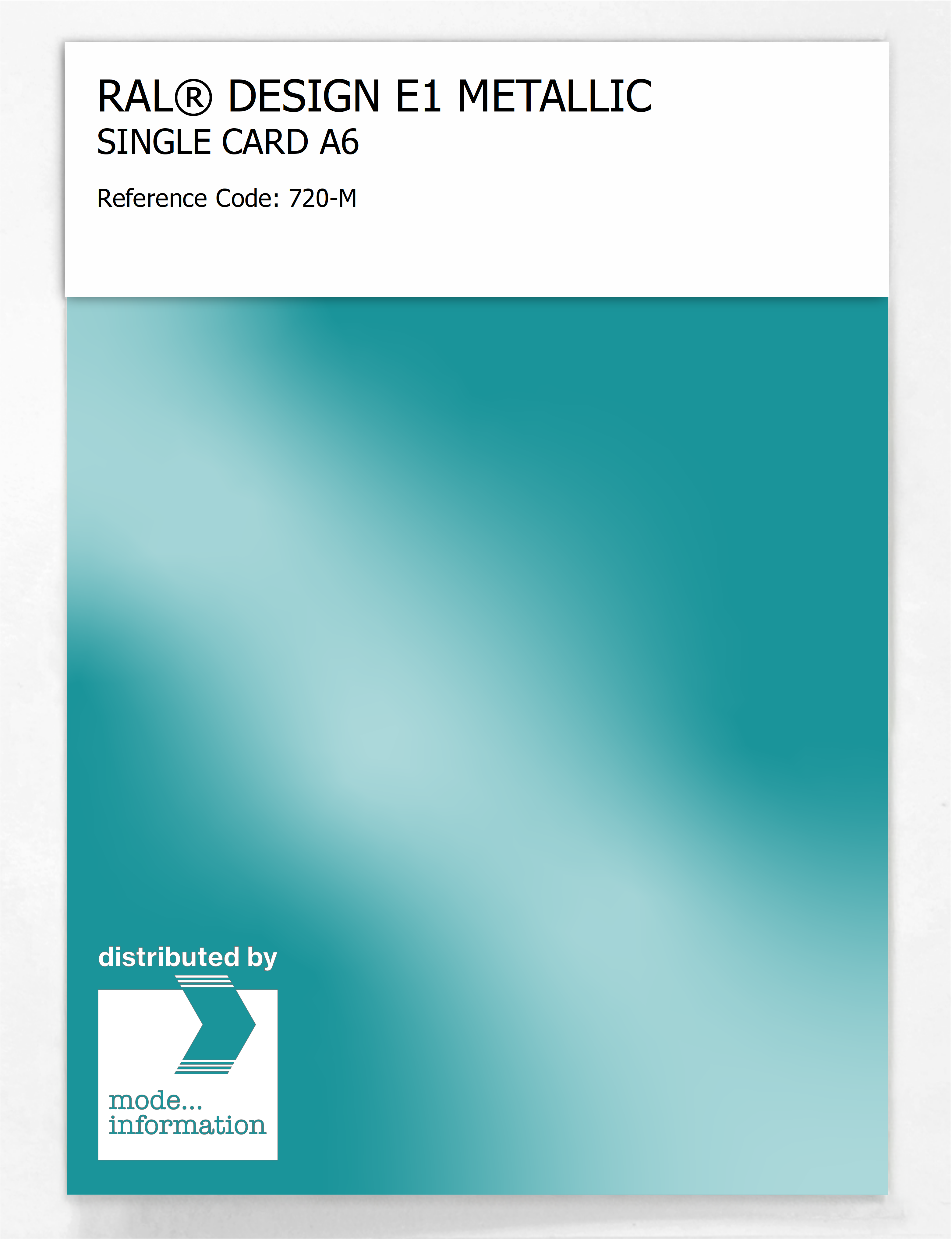 Artikelbild 1 des Artikels “RAL® EFFECT E1 SINGLE CARD 700 SERIES 720-M METALLIC “
