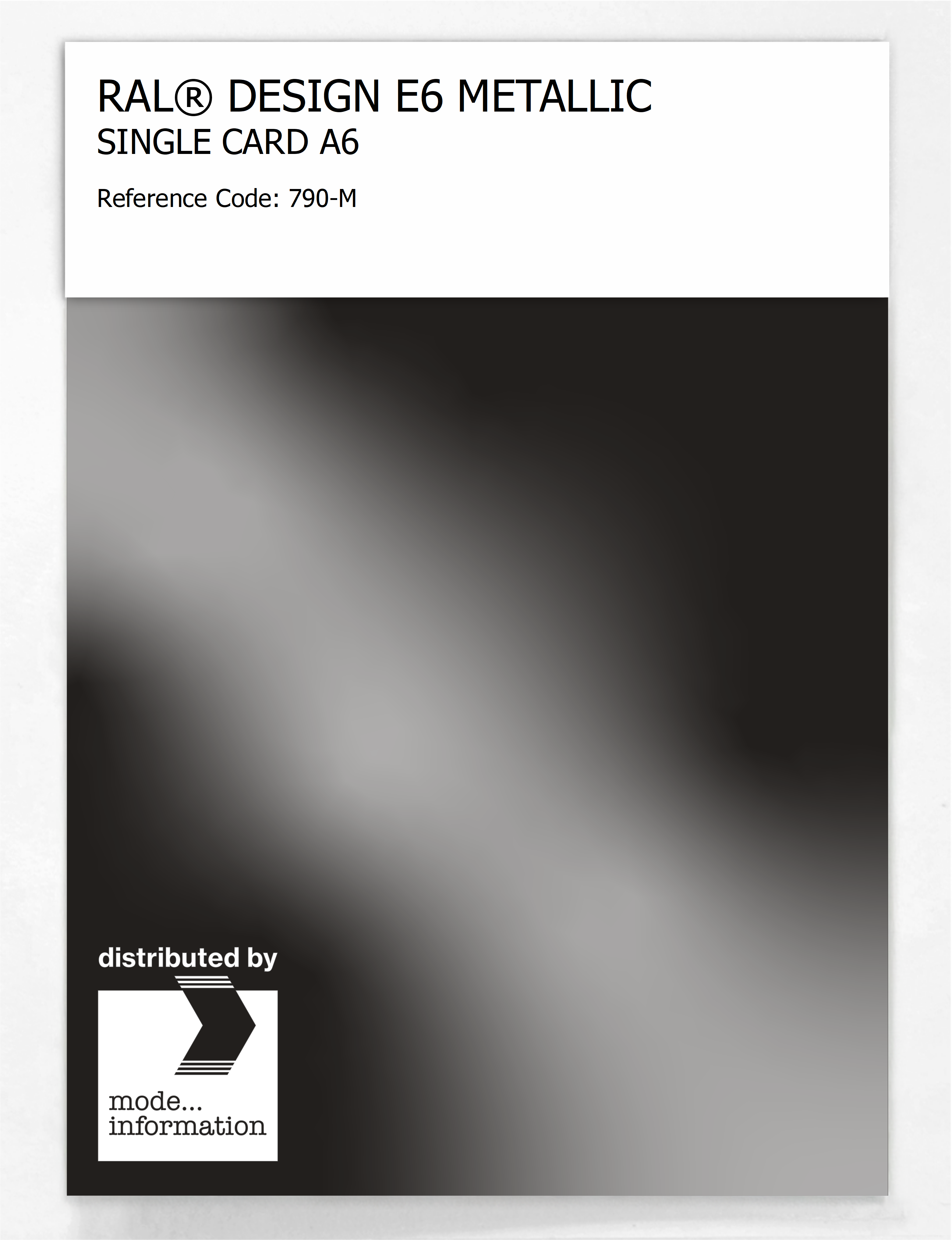 Artikelbild 1 des Artikels “RAL® EFFECT E6 SINGLE CARD 700 SERIES 790-M METALLIC “