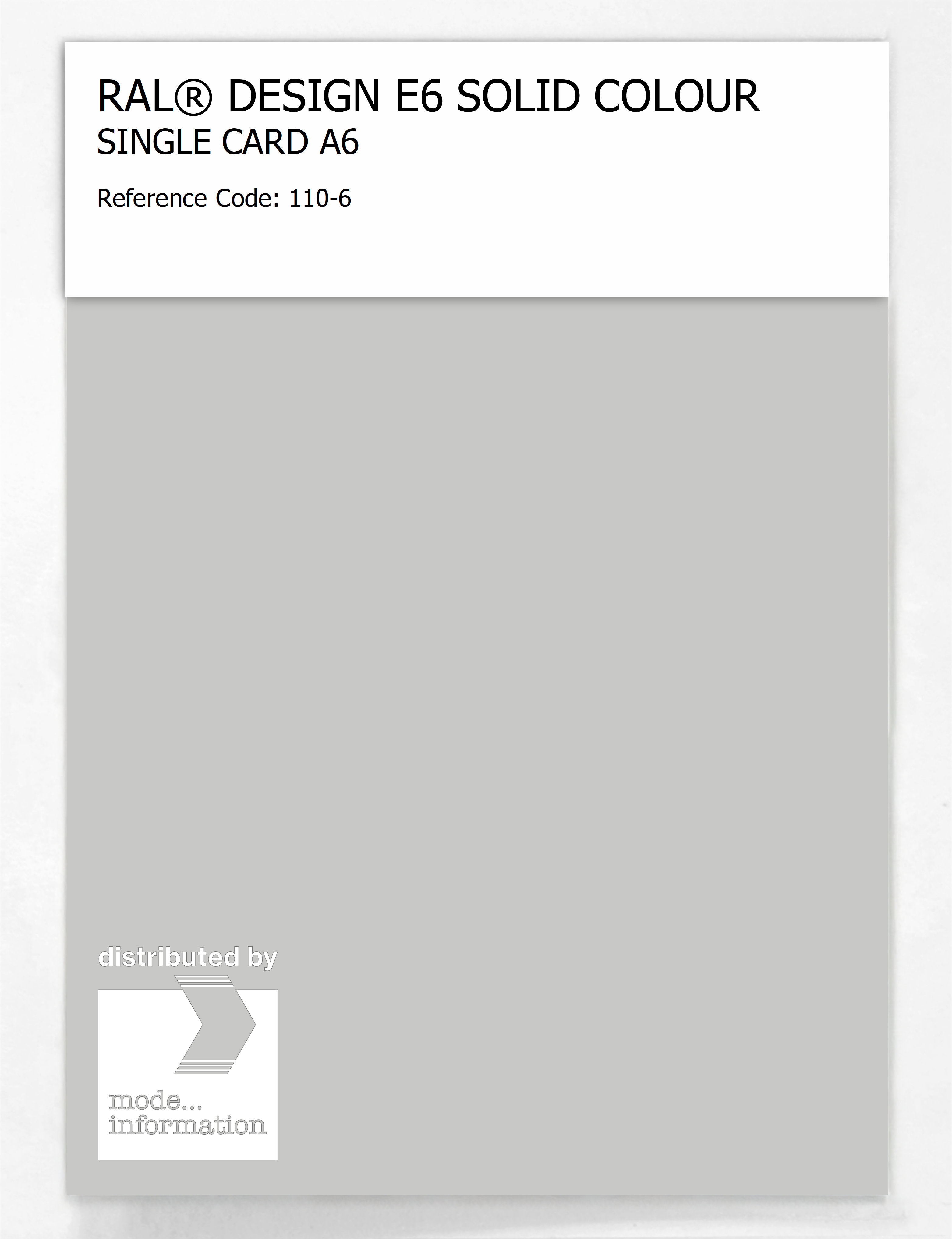 Artikelbild 1 des Artikels “RAL® EFFECT E6 SINGLE SHEET 100 SERIES A6 110-6 “