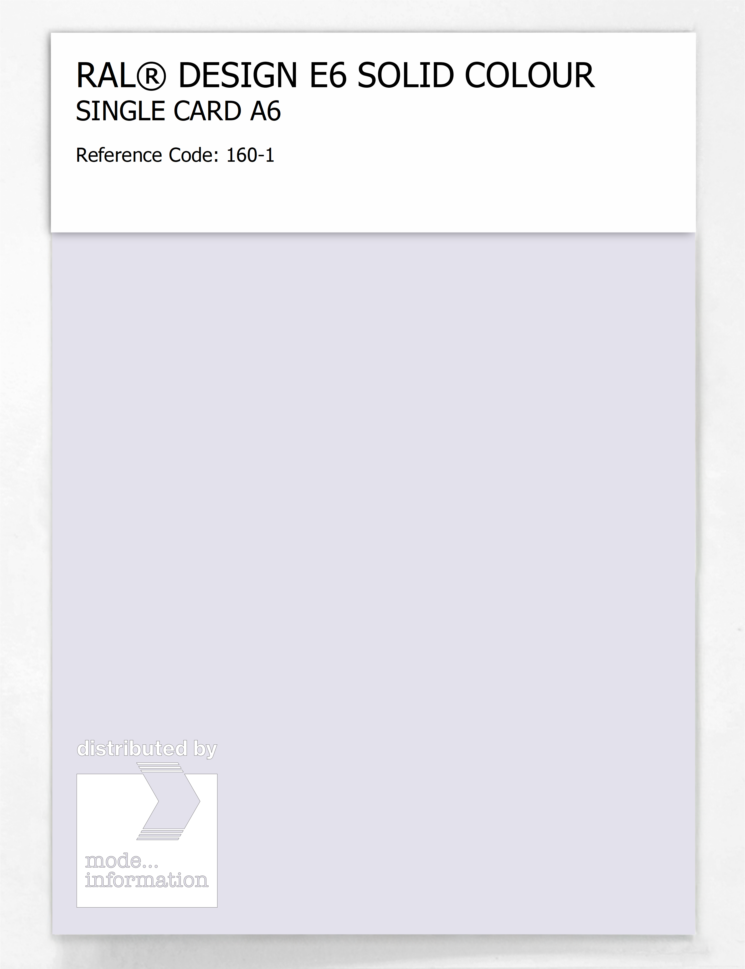 Artikelbild 1 des Artikels “RAL® EFFECT E6 SINGLE SHEET 100 SERIES A6 160-1 “