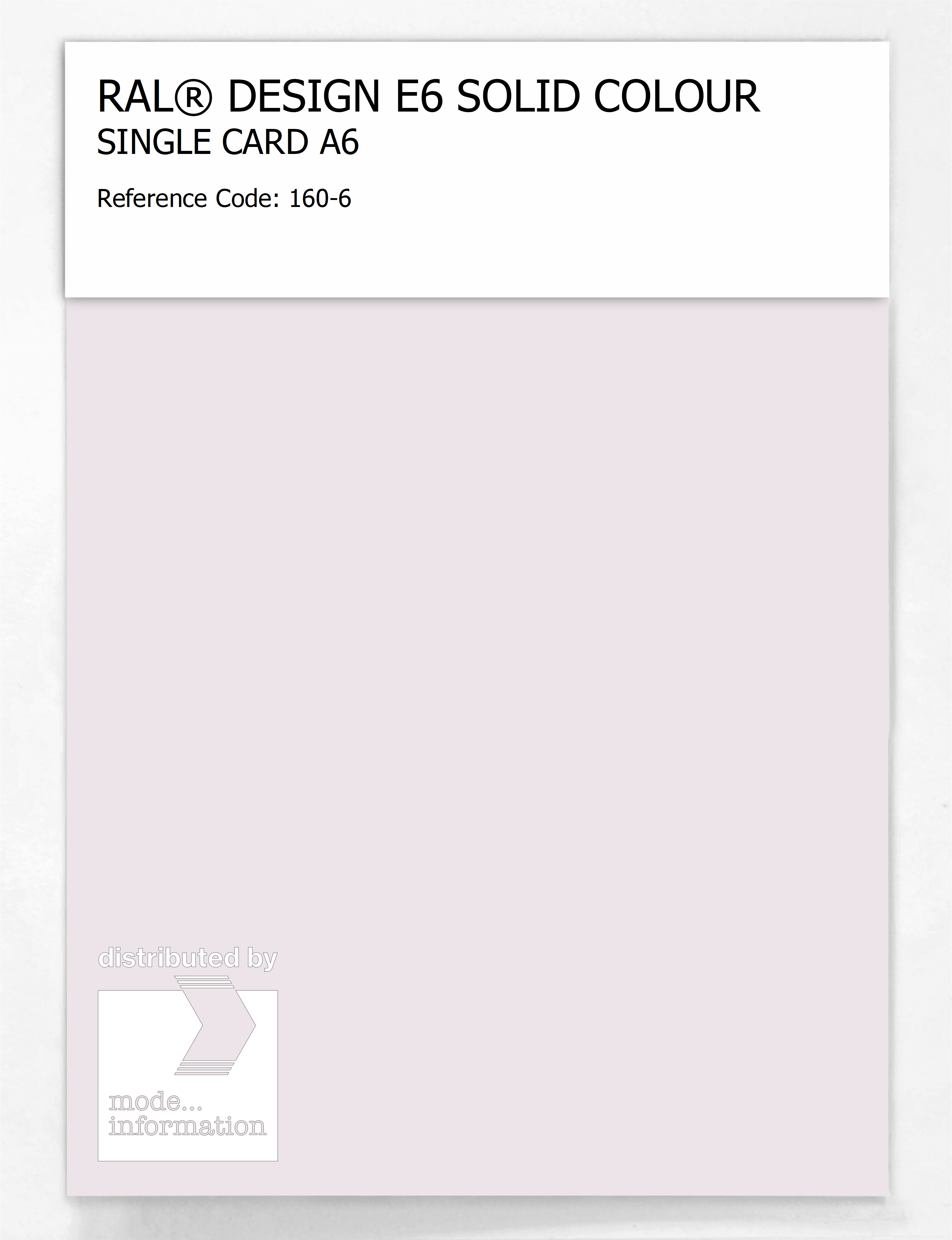 Artikelbild 1 des Artikels “RAL® EFFECT E6 SINGLE SHEET 100 SERIES A6 160-6 “