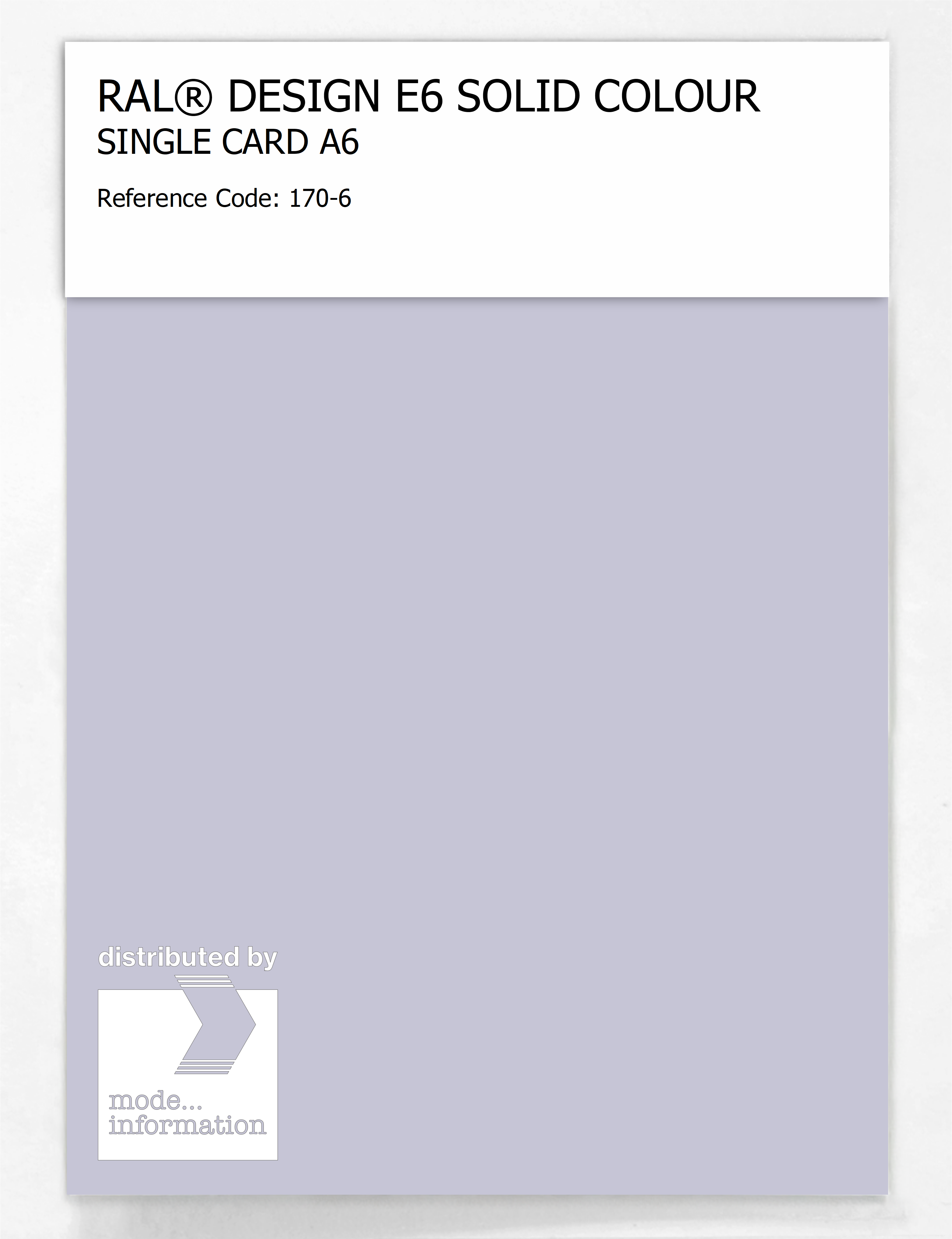 Artikelbild 1 des Artikels “RAL® EFFECT E6 SINGLE SHEET 100 SERIES A6 170-6 “