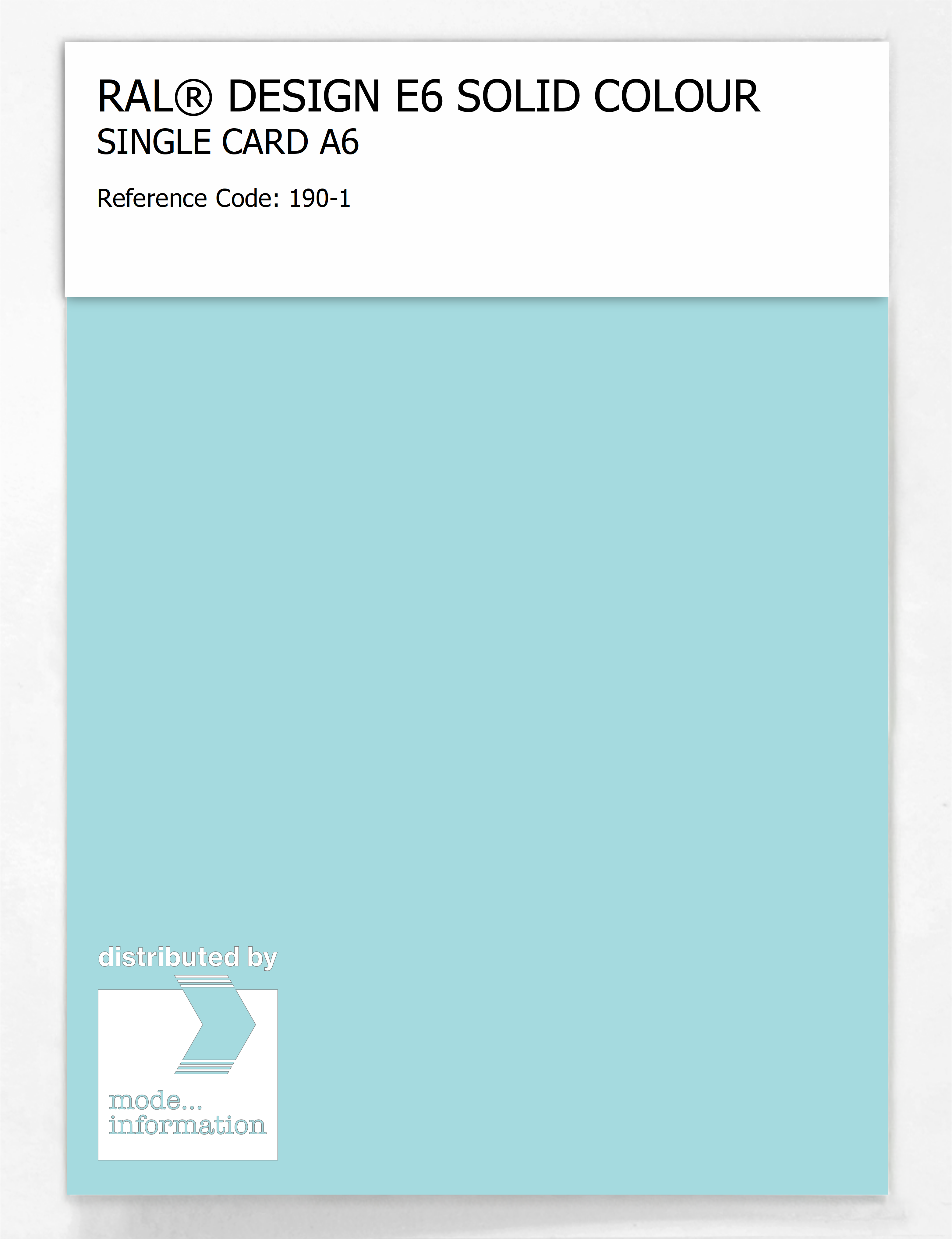 Artikelbild 1 des Artikels “RAL® EFFECT E6 SINGLE SHEET 100 SERIES A6 190-1 “