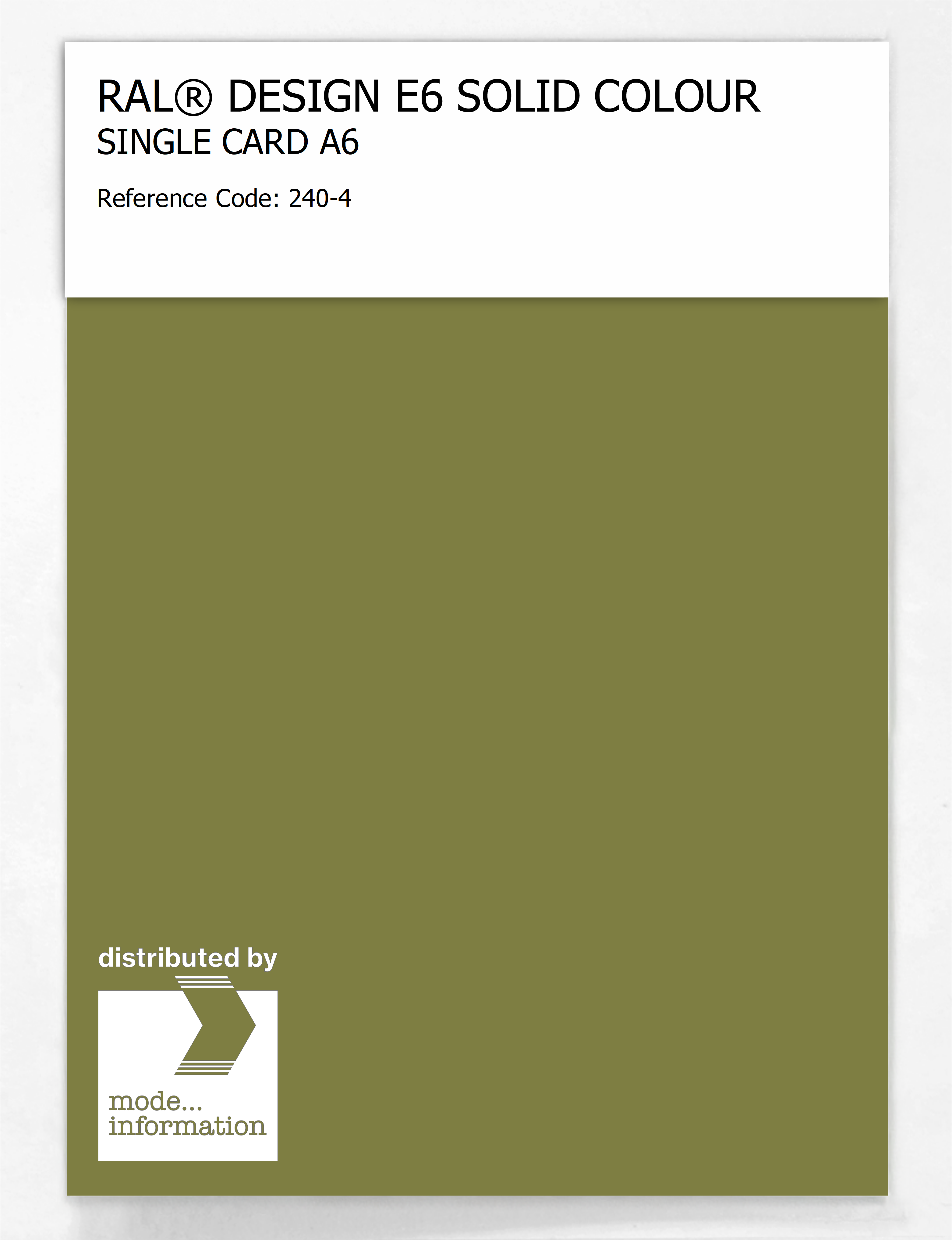 Artikelbild 1 des Artikels “RAL® EFFECT E6 SINGLE SHEET 200 SERIES A6 240-4 “