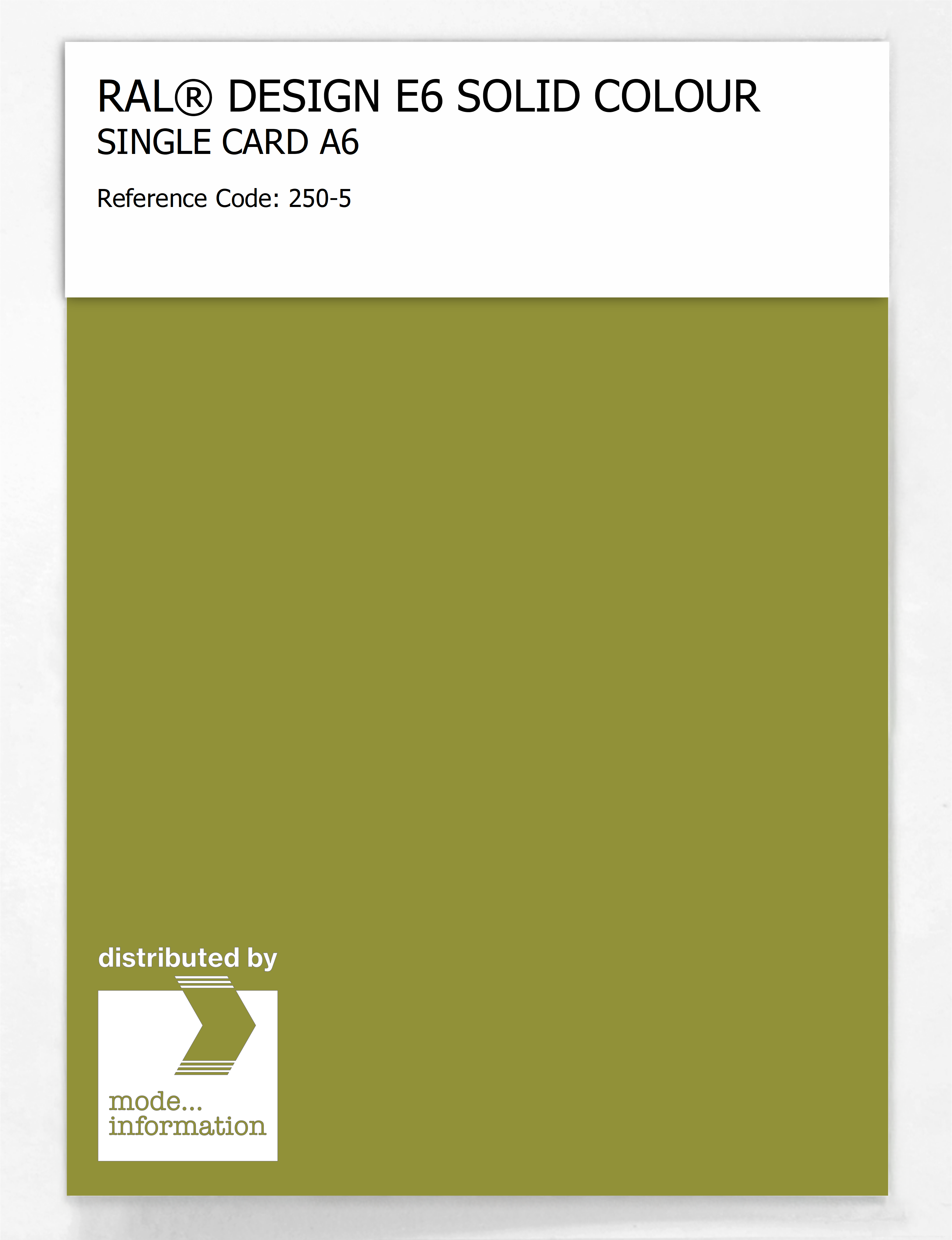 Artikelbild 1 des Artikels “RAL® EFFECT E6 SINGLE SHEET 200 SERIES A6 250-5 “