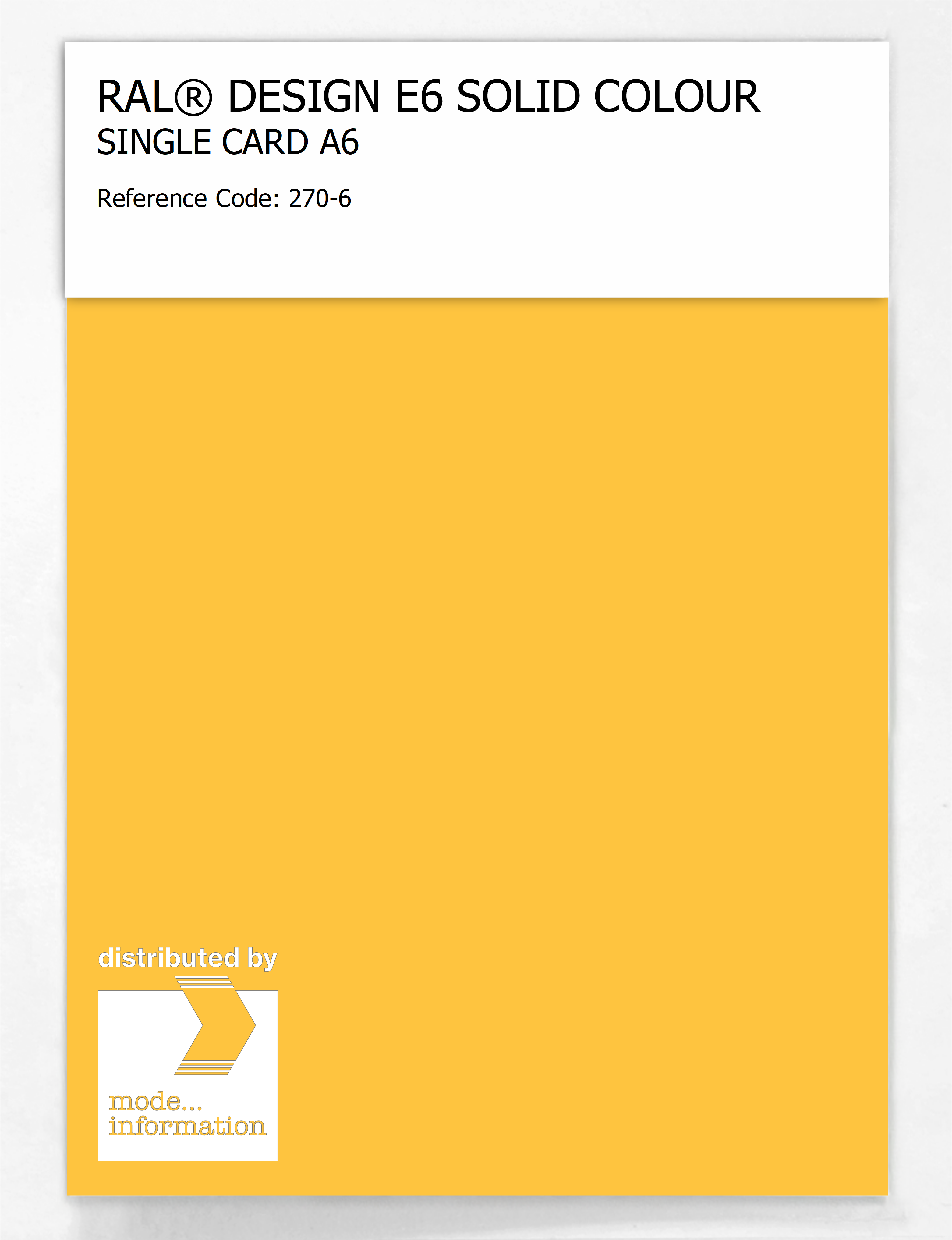 Artikelbild 1 des Artikels “RAL® EFFECT E6 SINGLE SHEET 200 SERIES A6 270-6 “