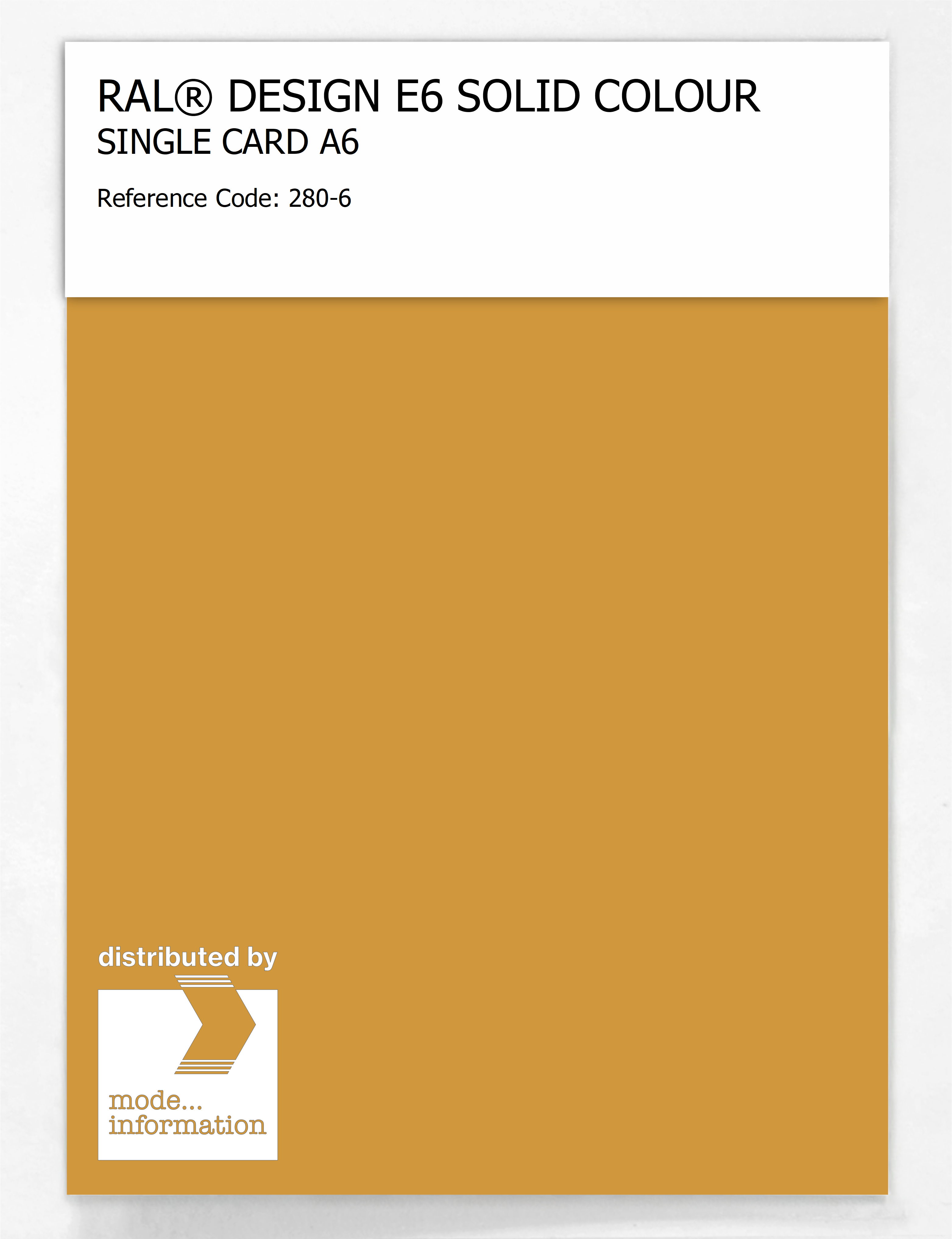 Artikelbild 1 des Artikels “RAL® EFFECT E6 SINGLE SHEET 200 SERIES A6 280-6 “