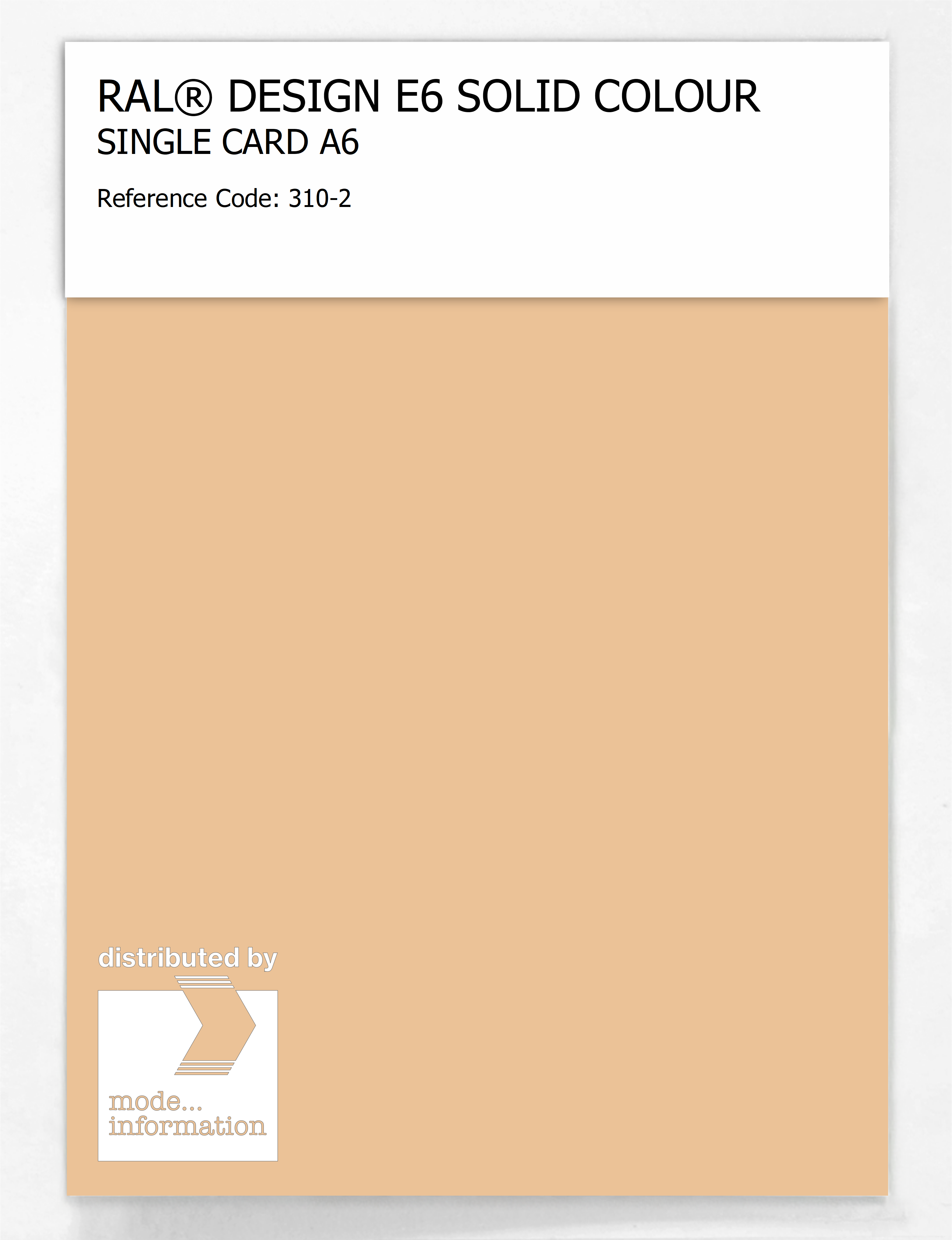 Artikelbild 1 des Artikels “RAL® EFFECT E6 SINGLE SHEET 300 SERIES A6 310-2 “