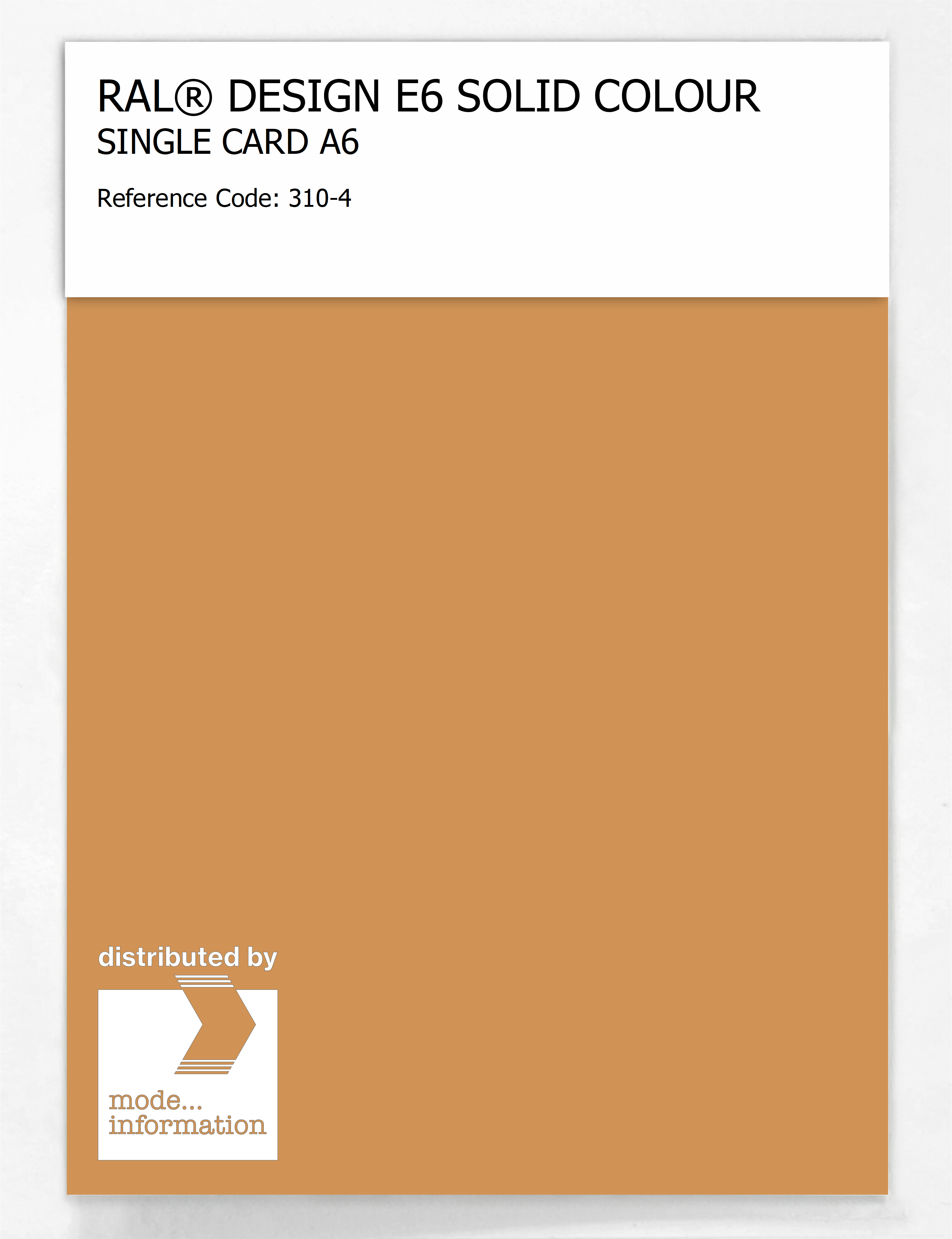 Artikelbild 1 des Artikels “RAL® EFFECT E6 SINGLE SHEET 300 SERIES A6 310-4 “