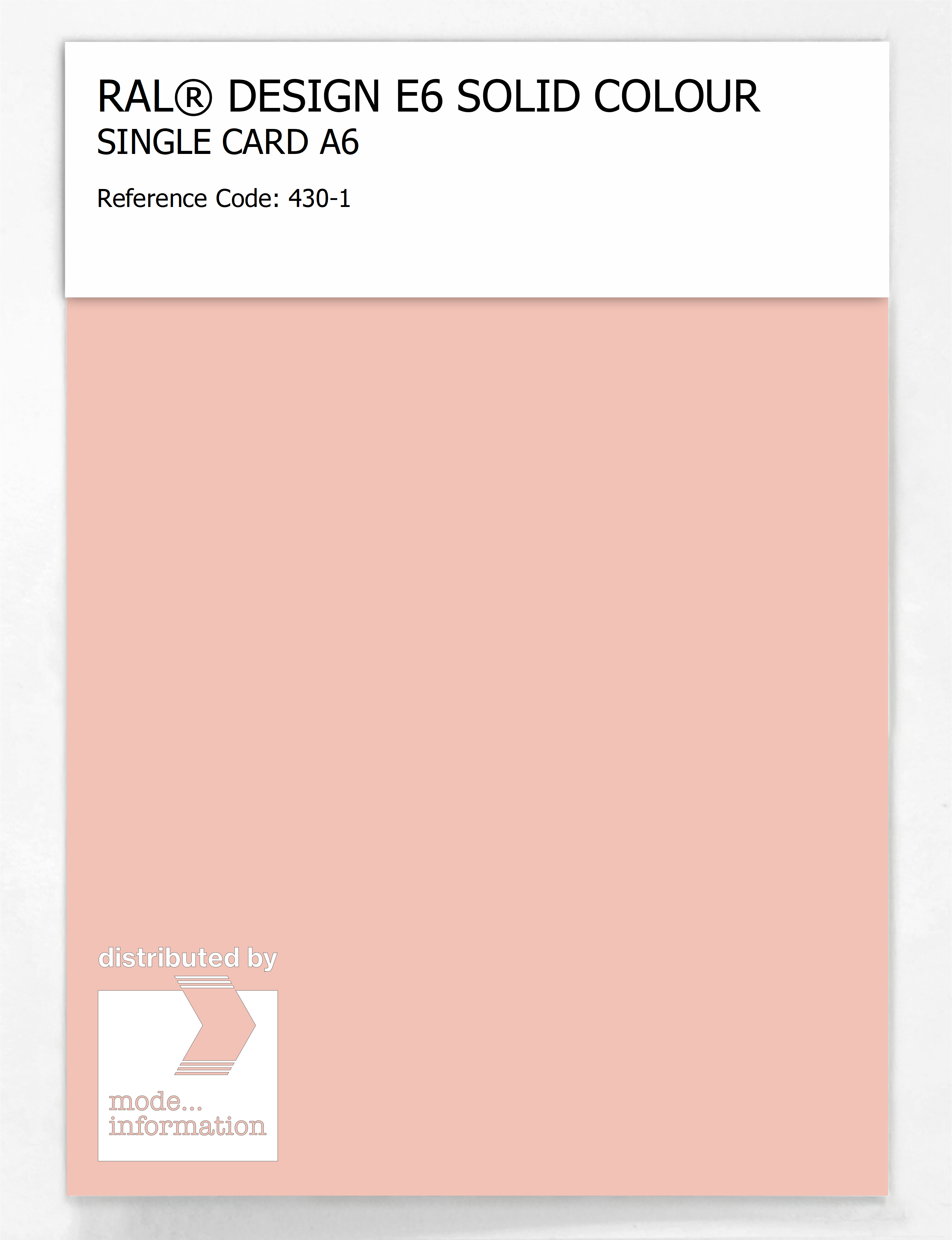 Artikelbild 1 des Artikels “RAL® EFFECT E6 SINGLE SHEET 400 SERIES A6 430-1 “