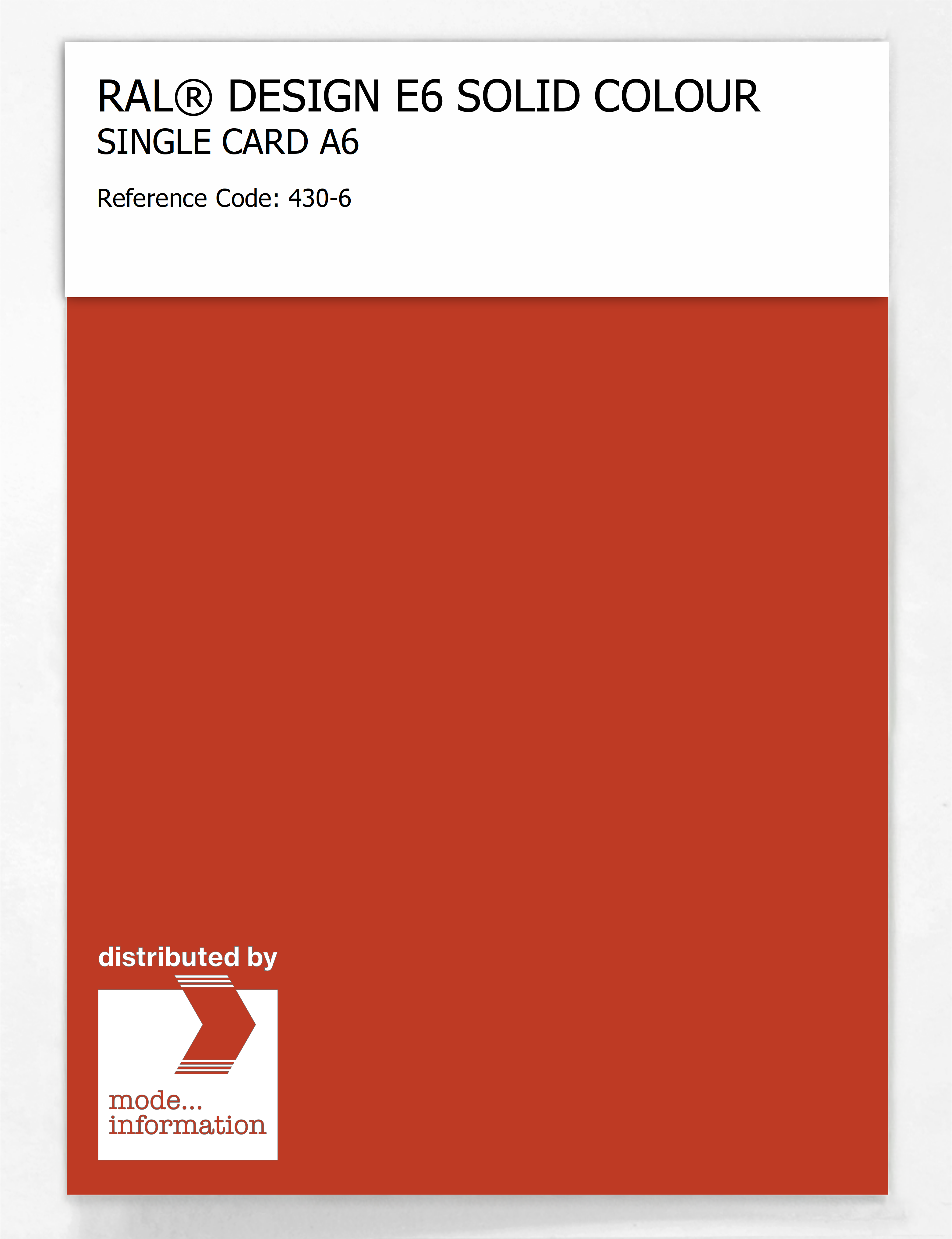 Artikelbild 1 des Artikels “RAL® EFFECT E6 SINGLE SHEET 400 SERIES A6 430-6 “